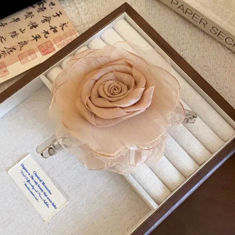 Flower Acrylic Hair Claw Clip - IntuitiveEncBoutique