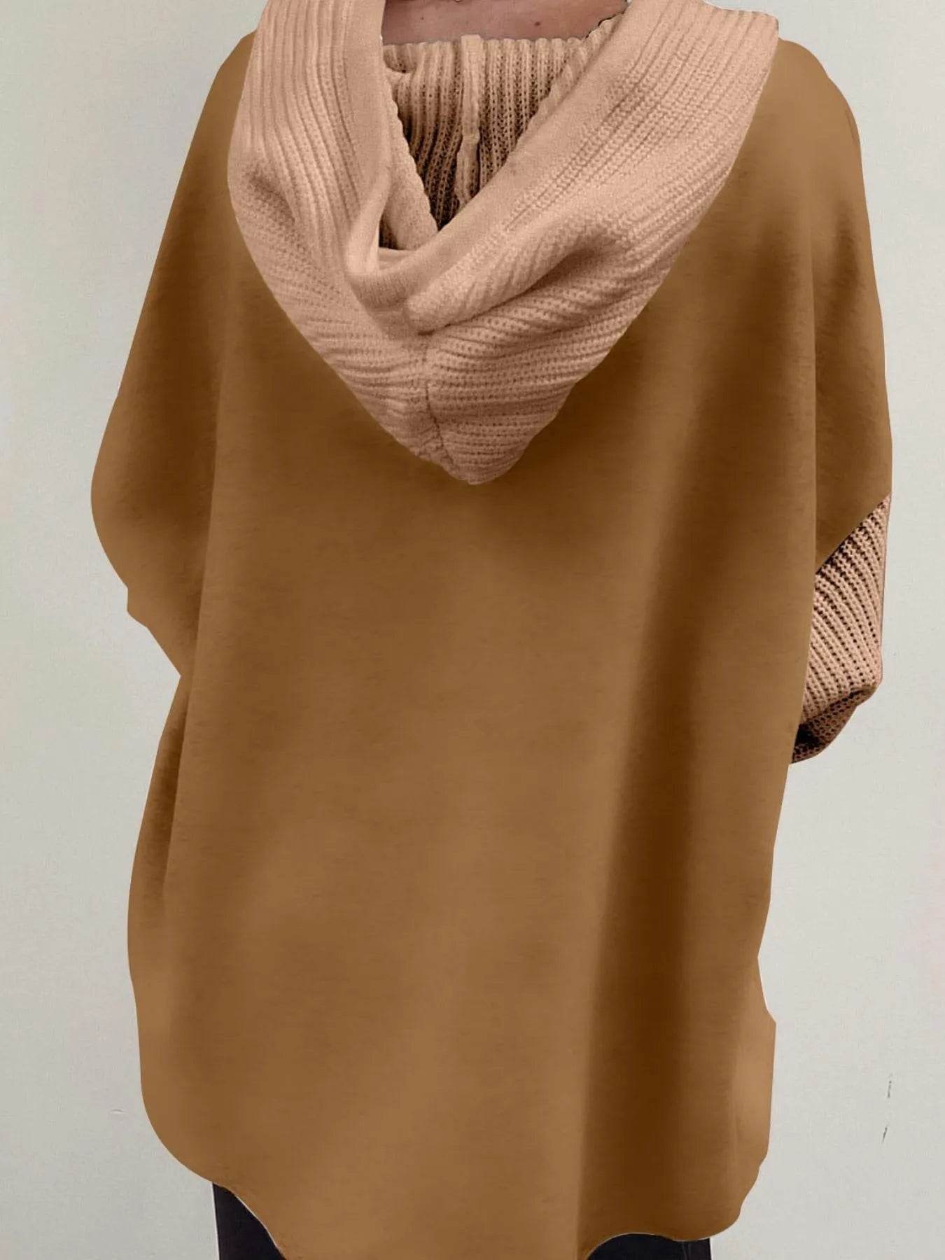 Drawstring Button Front Hoodie - IntuitiveEncBoutique