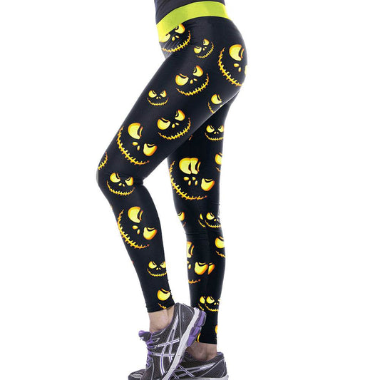 Women Leggings Harvest Halloween Sporting Leggings - IntuitiveEncBoutique