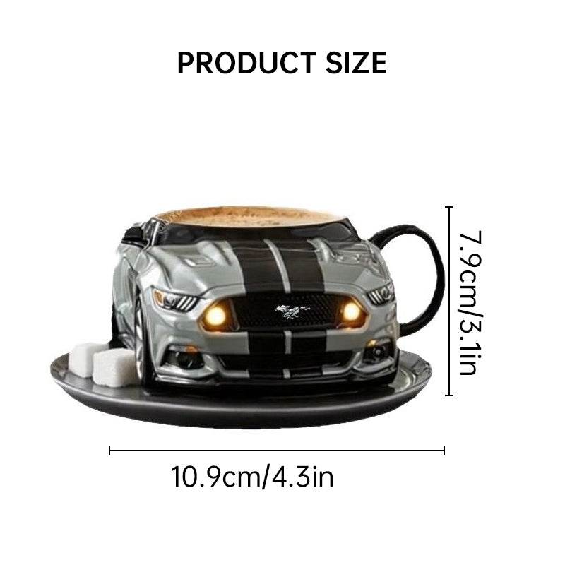 Car-Shaped Stainless Steel Coffee Mug – Handmade, Durable, Novelty Office Cup, Ideal Gift for Car Fans - IntuitiveEncBoutique