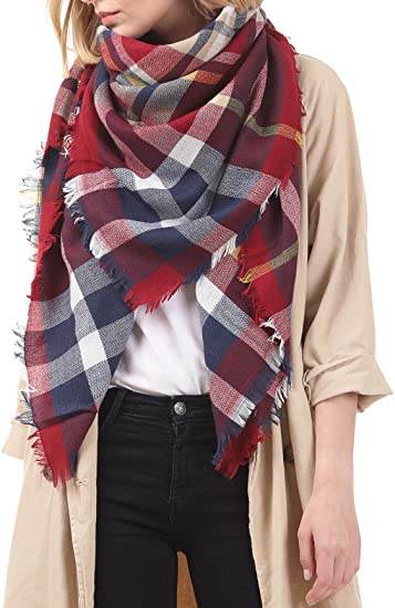 women scarves-yellow blue - IntuitiveEncBoutique