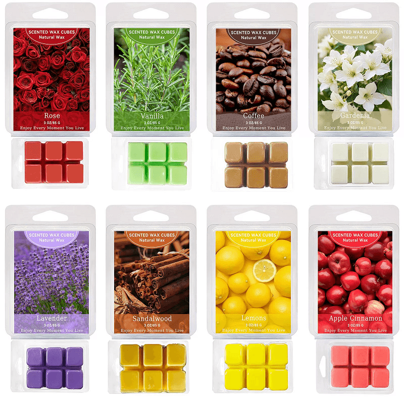 Colorful Eight - scent Scented Wax Cubes Set - IntuitiveEncBoutique