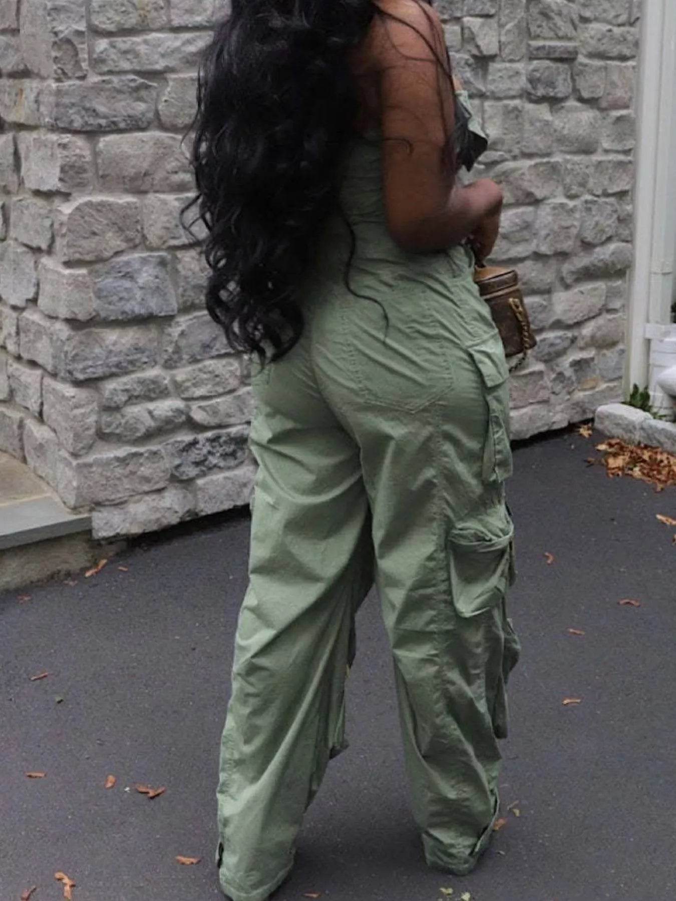 Tube Snap Down Cargo Jumpsuit - IntuitiveEncBoutique