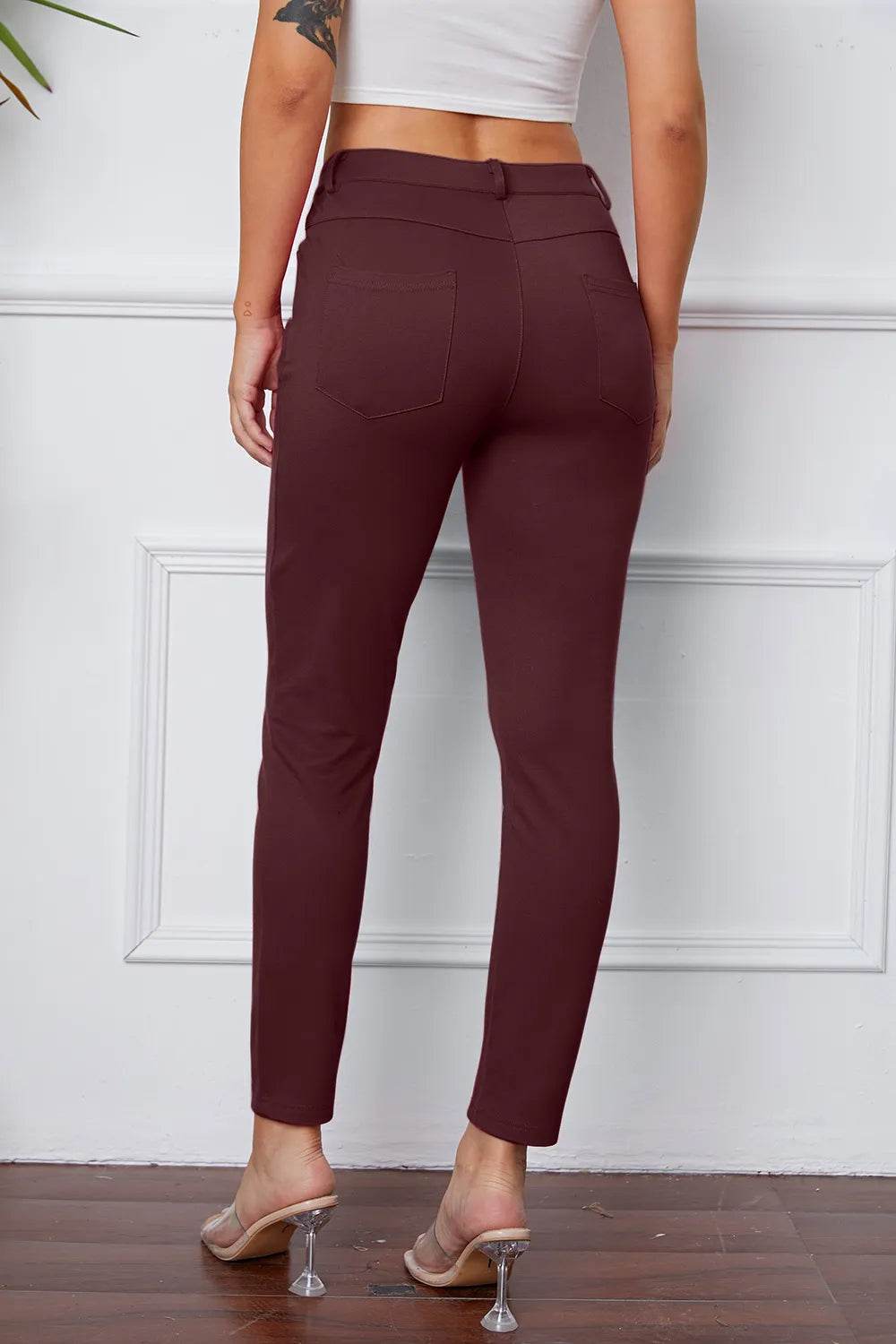 StretchyStitch Pants by Basic Bae - IntuitiveEncBoutique