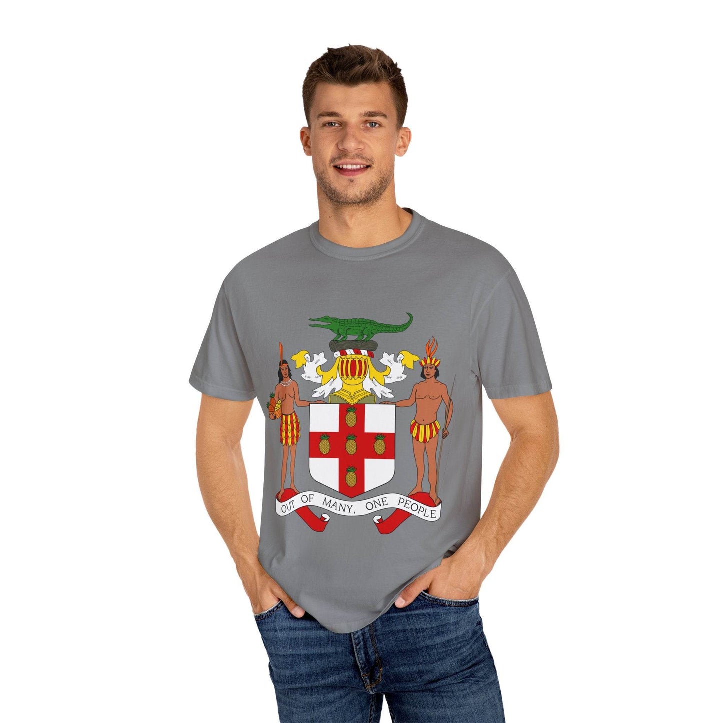 Jamaican Coat of Arms T-shirt - IntuitiveEncBoutique