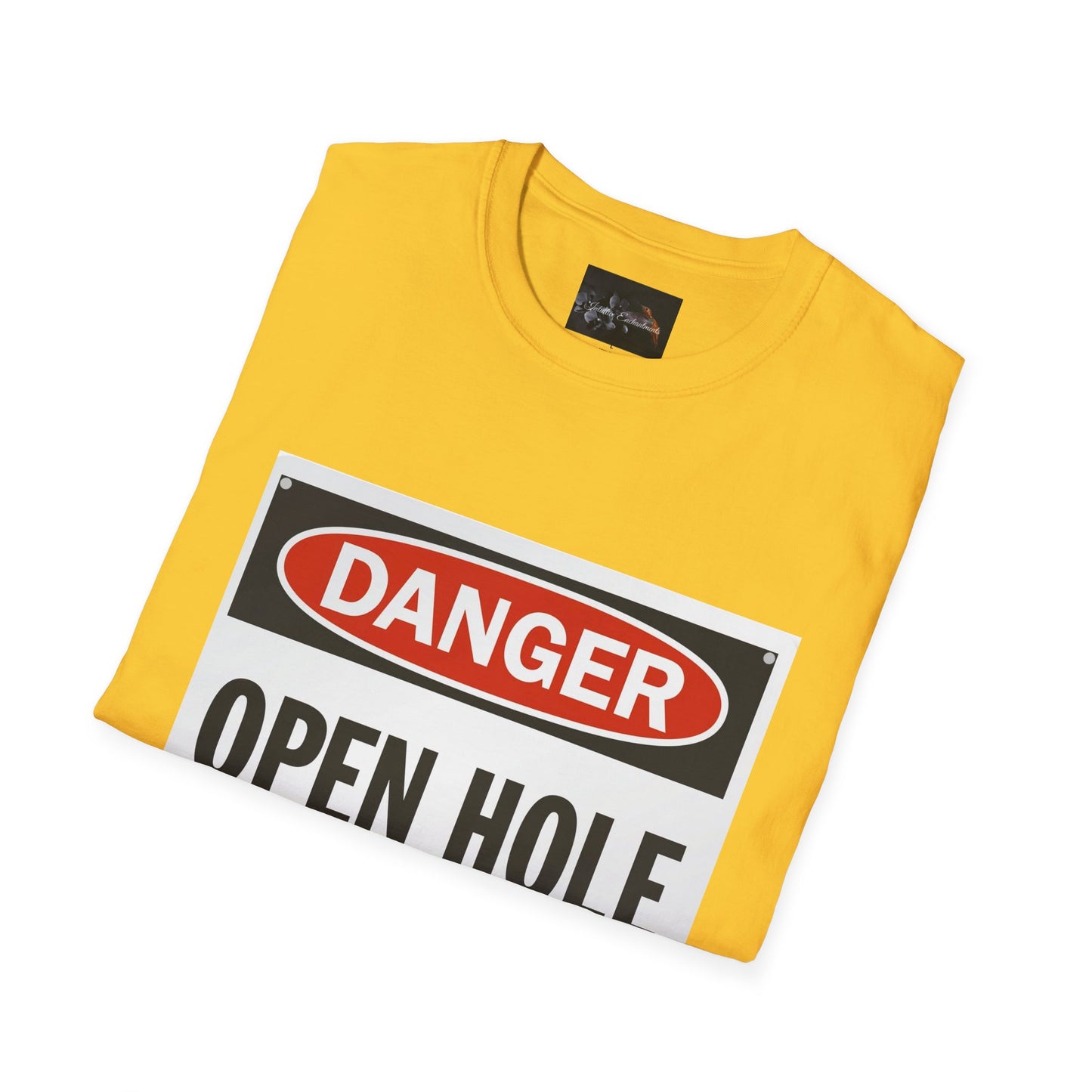 Funny Danger Open Hole T-Shirt