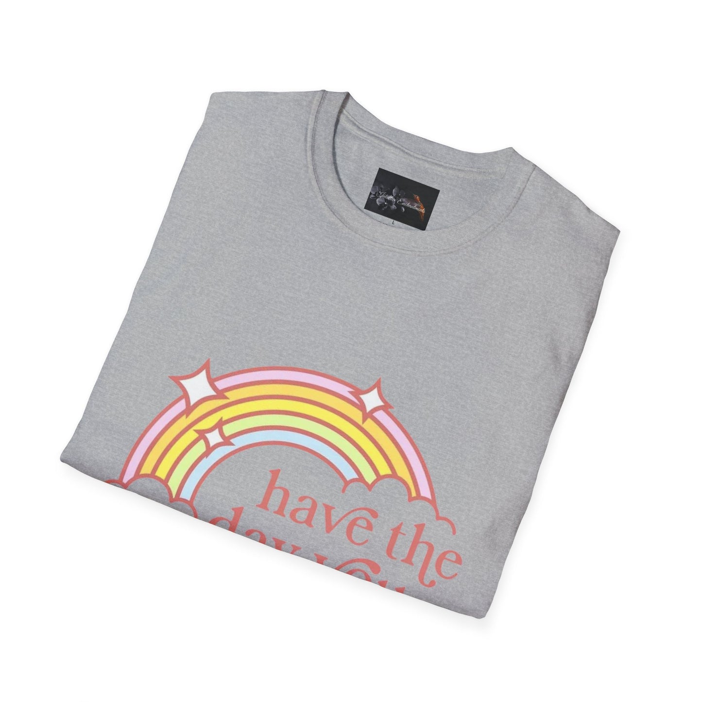 Vote-Inspired Unisex T-Shirt - 'Have the Day You Voted For' - Casual Wear, Election Day, Gift for Activists, Rainbow Design, Feel-Good