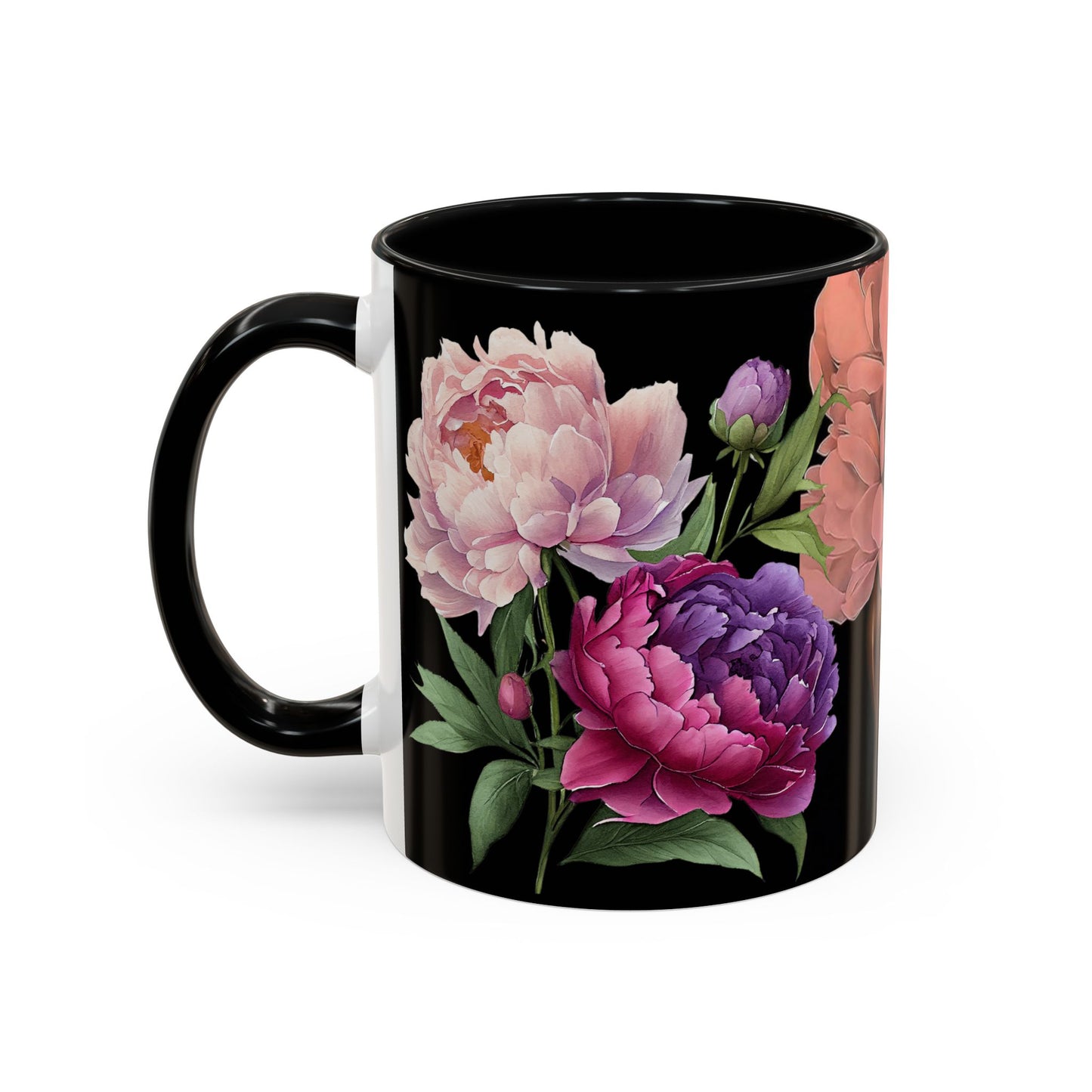 Floral Embrace Coffee Mug, Elegant Gift for Her, Unique Home Decor, Artistic Drinkware, Perfect for Birthdays, Mother's Day, Anniversaries