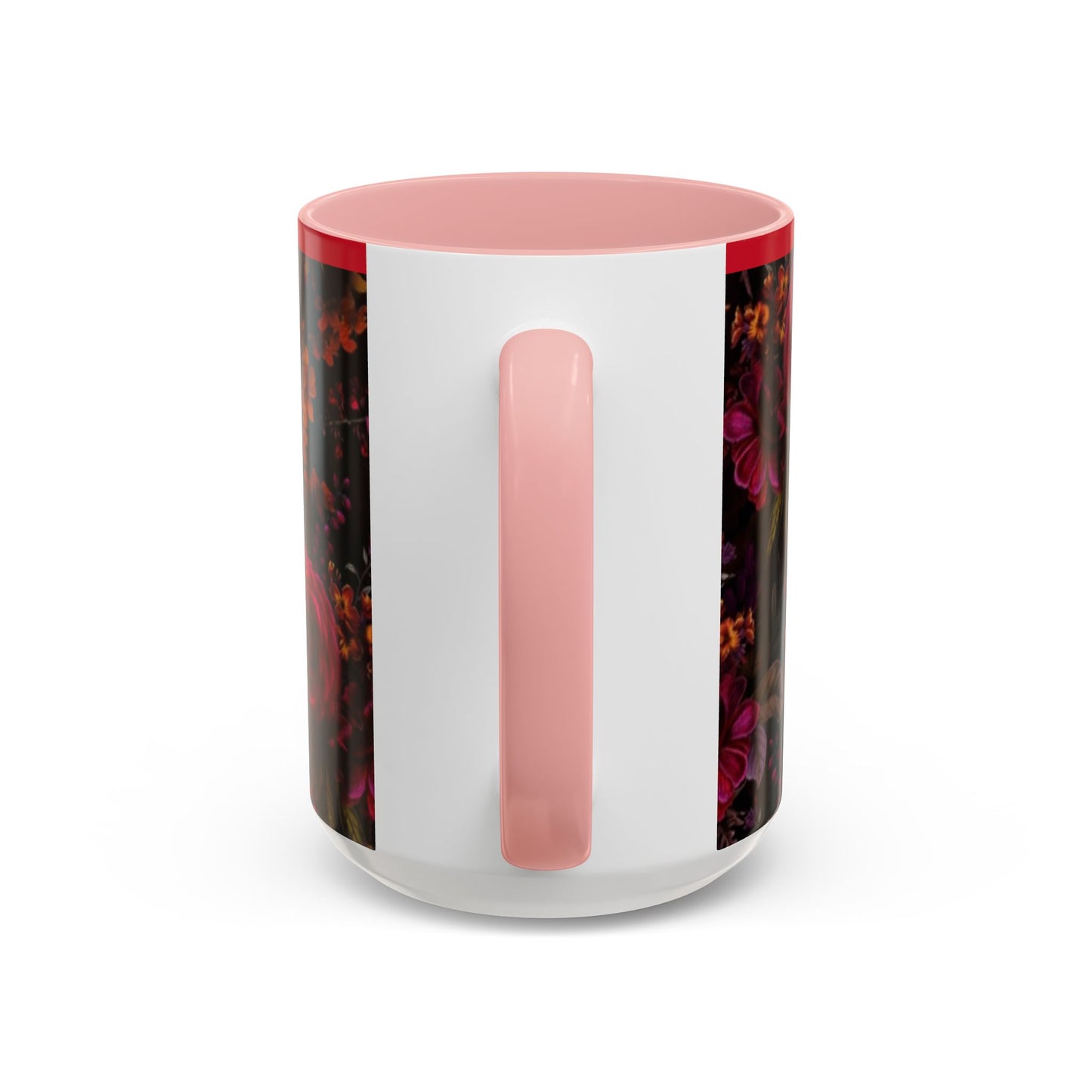 Gothic Floral Accent Coffee Mug - Perfect for Coffee Lovers, Gift for Birthdays, Drama Queen Decor, Unique Art Mug