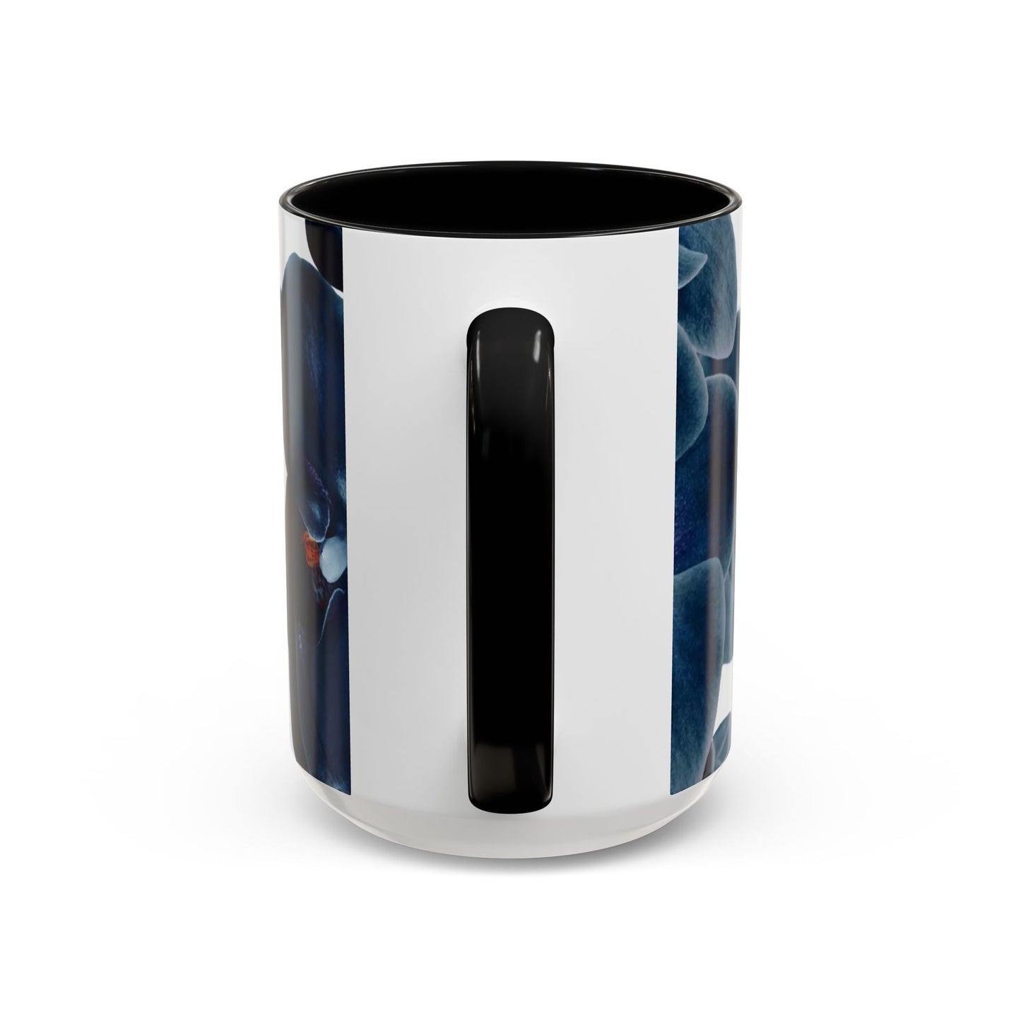 Elegant Orchid Accent Coffee Mug: Floral Drinkware for Home, Office, Gift, Mother's Day, Housewarming