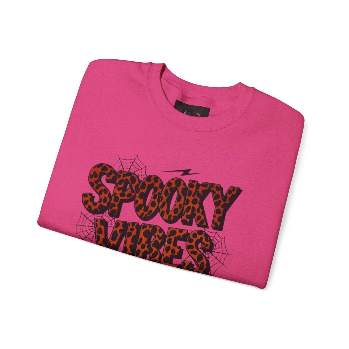 Spooky Vibes Sweatshirt - Halloween Crewneck, Unisex Cozy Jumper, Fall Fashion, Ghosts & Ghouls, Casual Wear, Fun Gift - IntuitiveEncBoutique