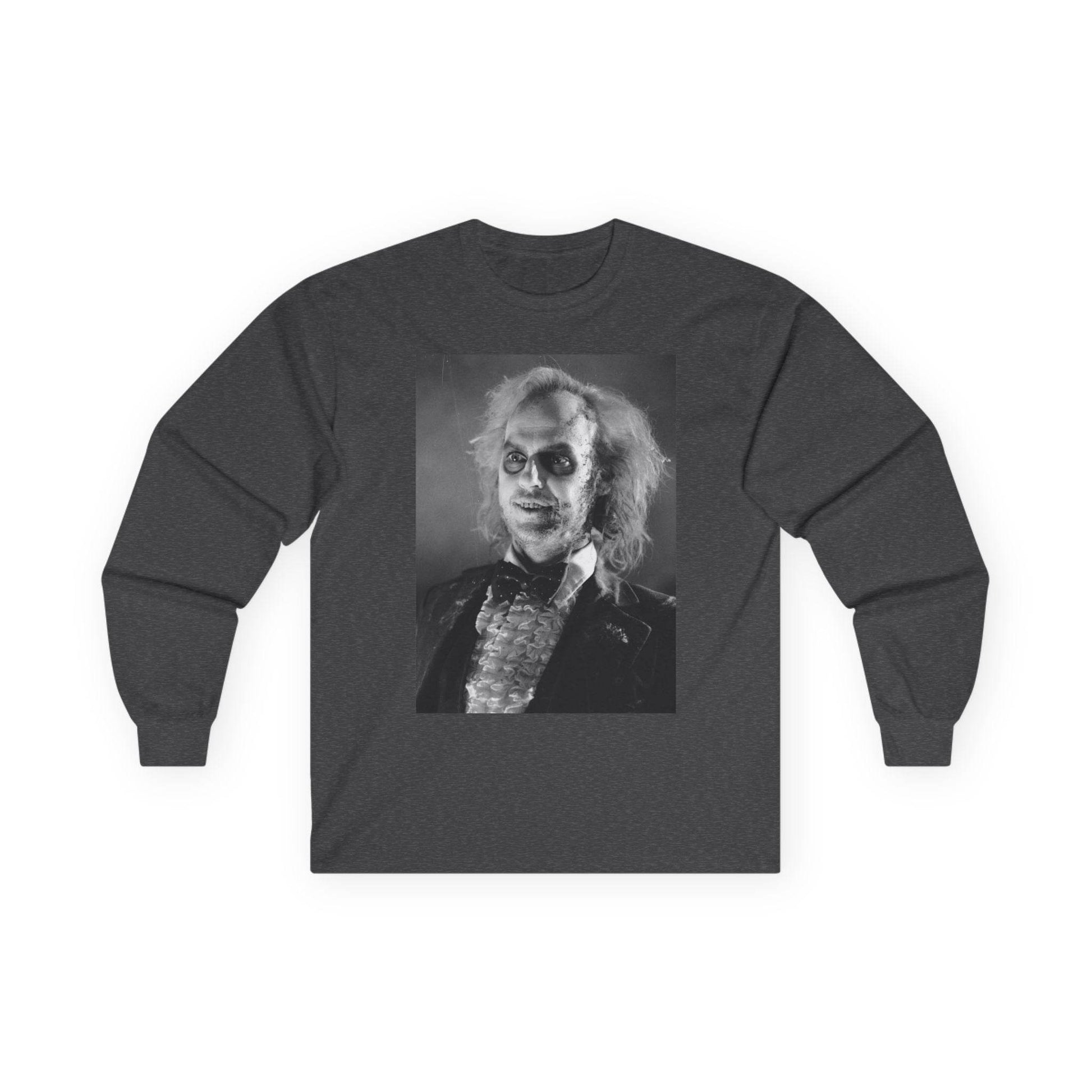 Long Sleeve Tee - Beetlejuice Design - IntuitiveEncBoutique