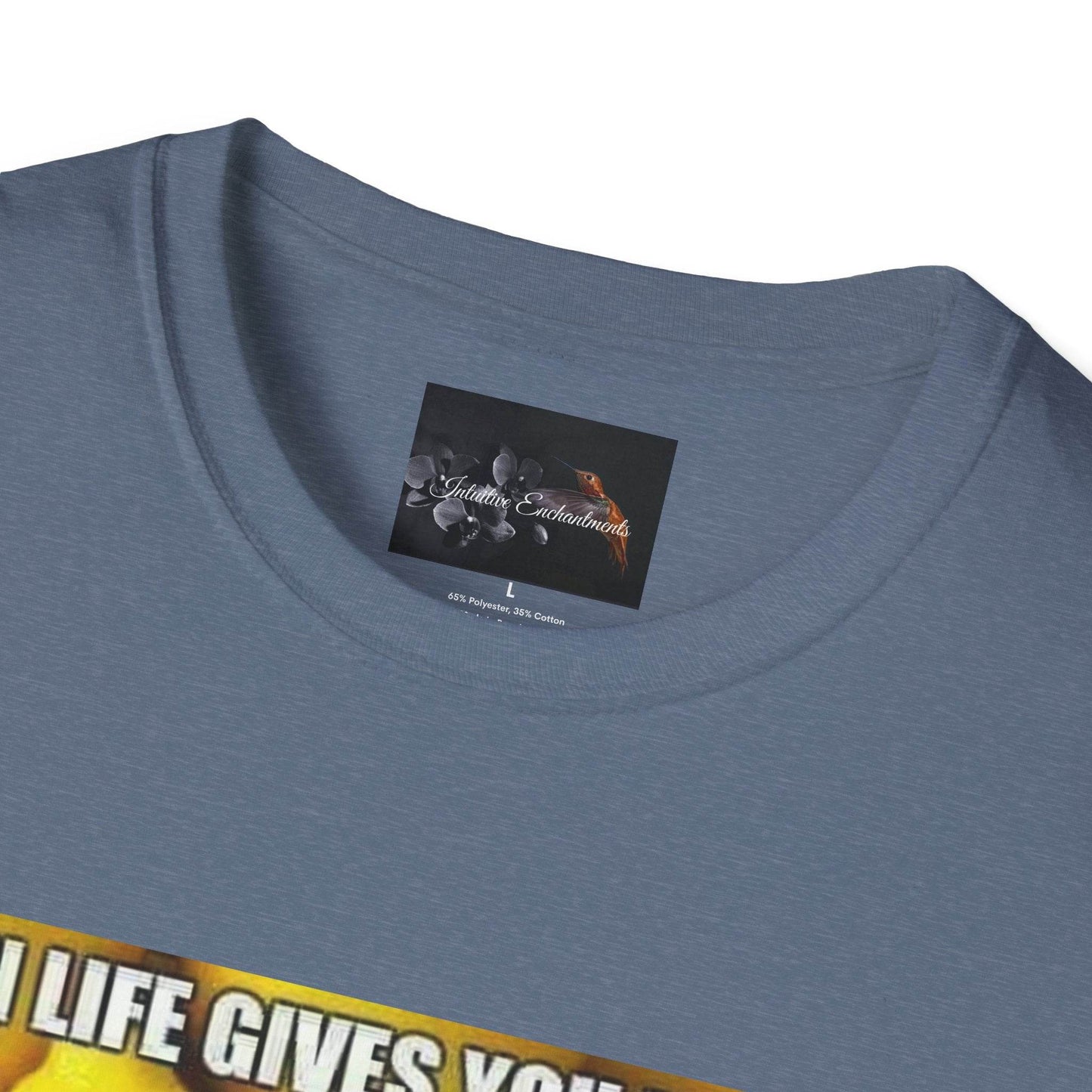 When Life Gives You Lemons T-Shirt, Funny Quote Tee, Gift for Citrus Lovers, Casual Wear, Unisex Humor Shirt, Summer Vibes - IntuitiveEncBoutique
