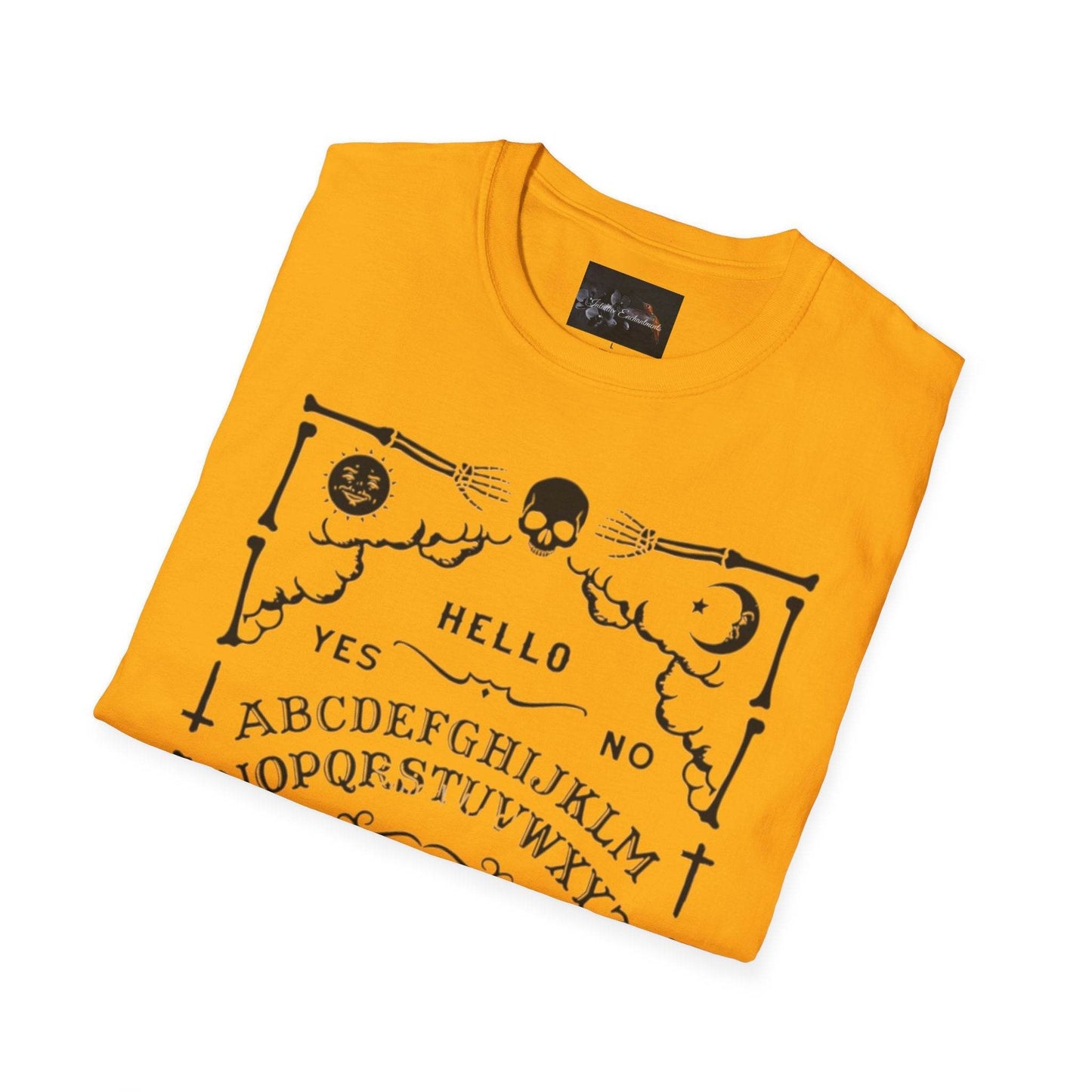 Mystical Ouija Board Unisex T-Shirt - Perfect for Halloween, Gift, Casual Wear, Spirituality, Ghost Lovers - IntuitiveEncBoutique