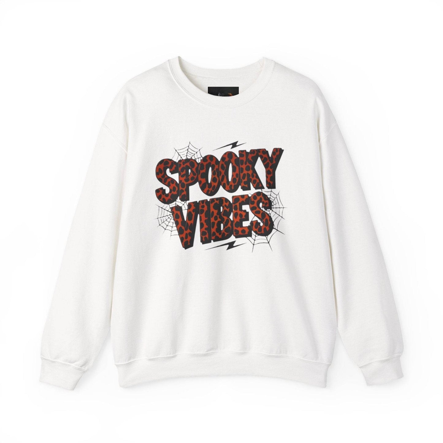 Spooky Vibes Sweatshirt - Halloween Crewneck, Unisex Cozy Jumper, Fall Fashion, Ghosts & Ghouls, Casual Wear, Fun Gift - IntuitiveEncBoutique