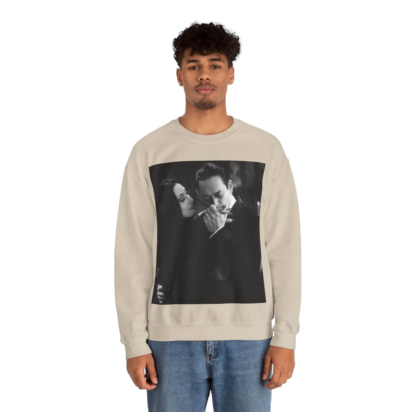 Couple Gothic Unisex Sweatshirt - Gomes & Morticia Design - IntuitiveEncBoutique