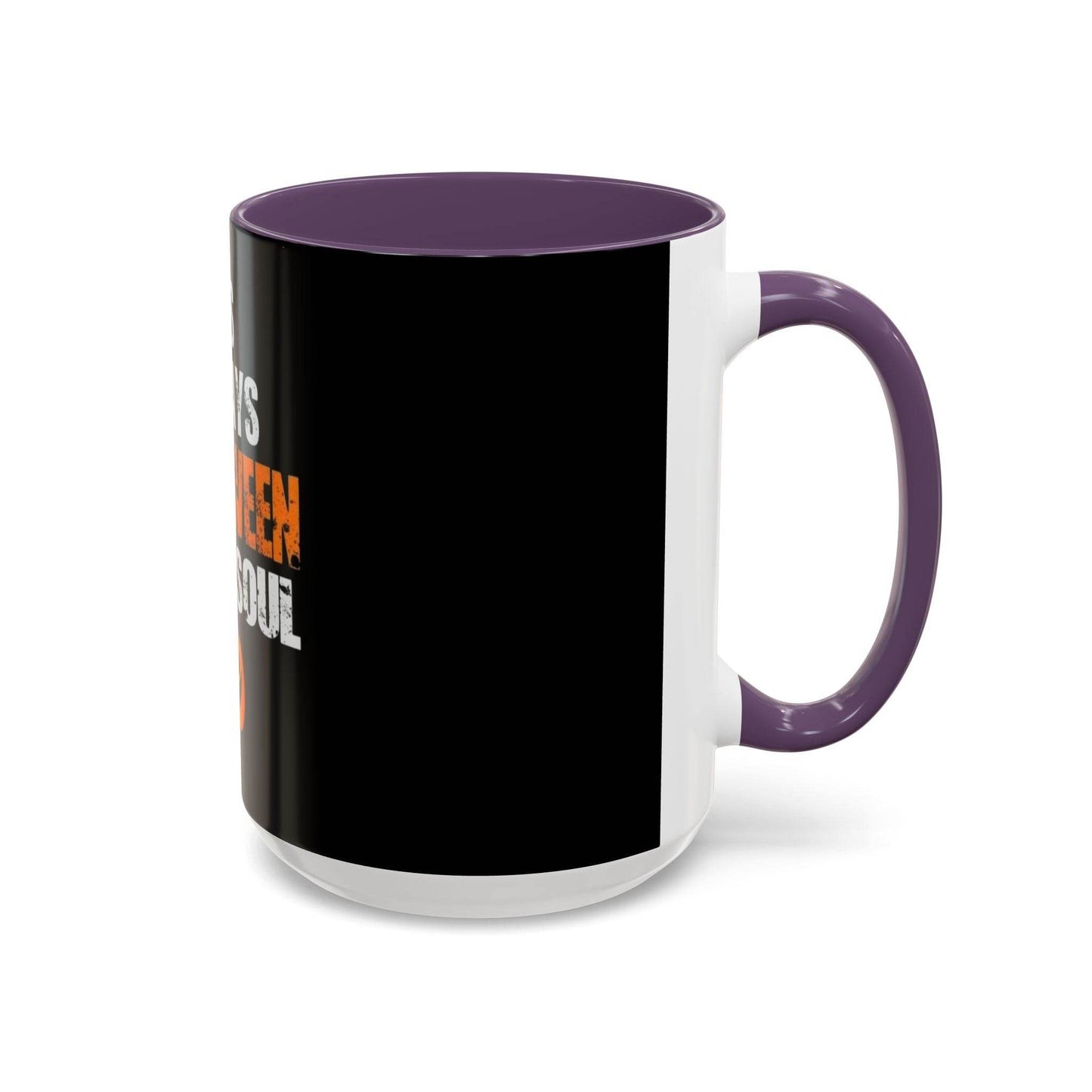 Halloween-Themed Coffee Mug, It's Always Halloween in My Soul, Festive Gift, Spooky Decor, Autumn Vibes, Coffee Lover's Gift - IntuitiveEncBoutique