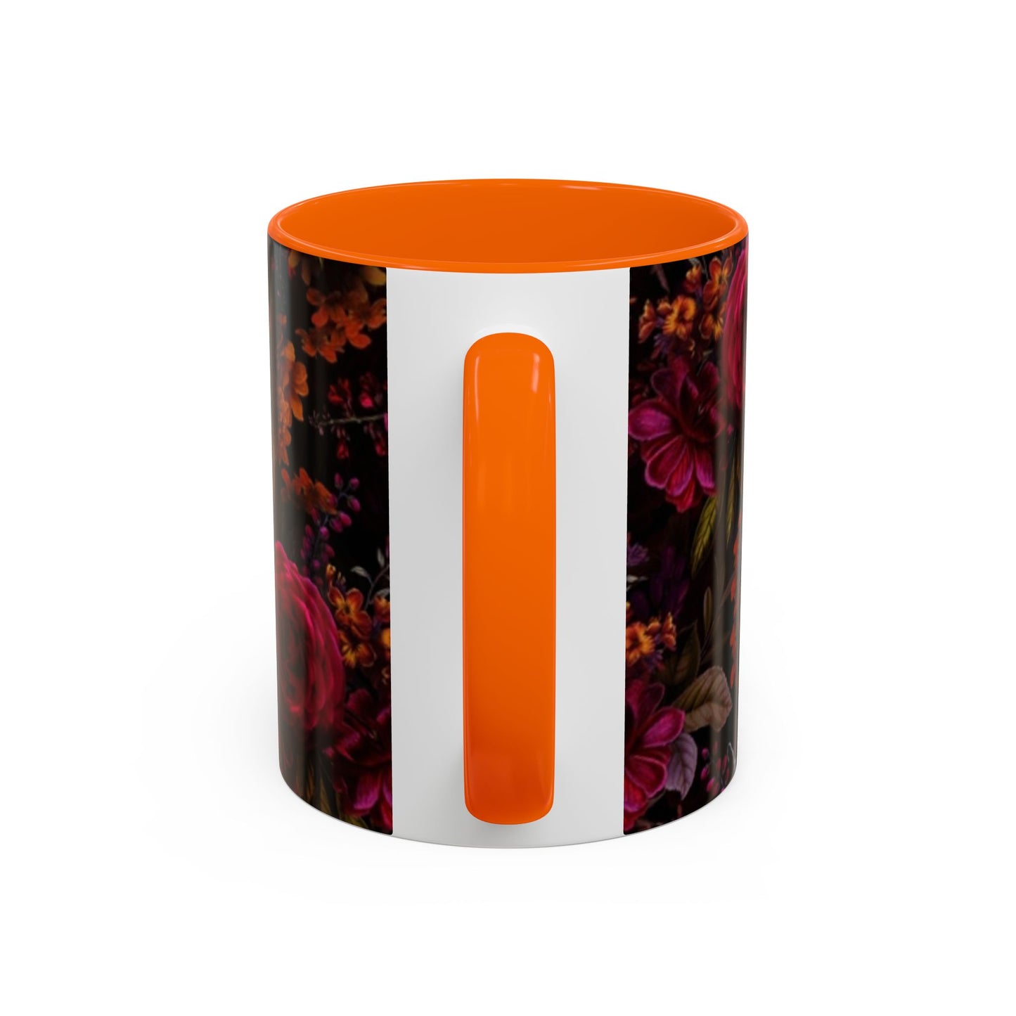 Gothic Floral Accent Coffee Mug - Perfect for Coffee Lovers, Gift for Birthdays, Drama Queen Decor, Unique Art Mug