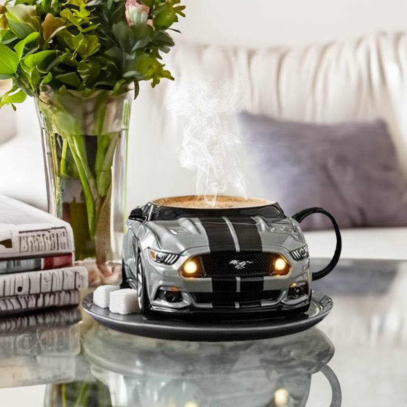 Car-Shaped Stainless Steel Coffee Mug – Handmade, Durable, Novelty Office Cup, Ideal Gift for Car Fans - IntuitiveEncBoutique
