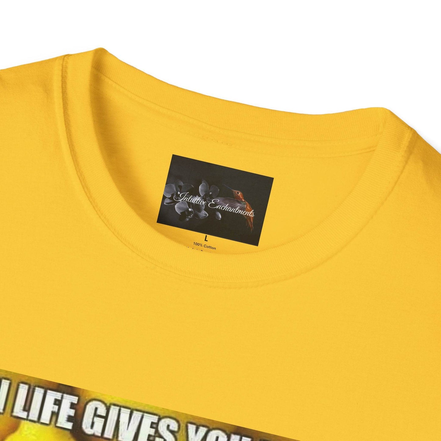 When Life Gives You Lemons T-Shirt, Funny Quote Tee, Gift for Citrus Lovers, Casual Wear, Unisex Humor Shirt, Summer Vibes - IntuitiveEncBoutique