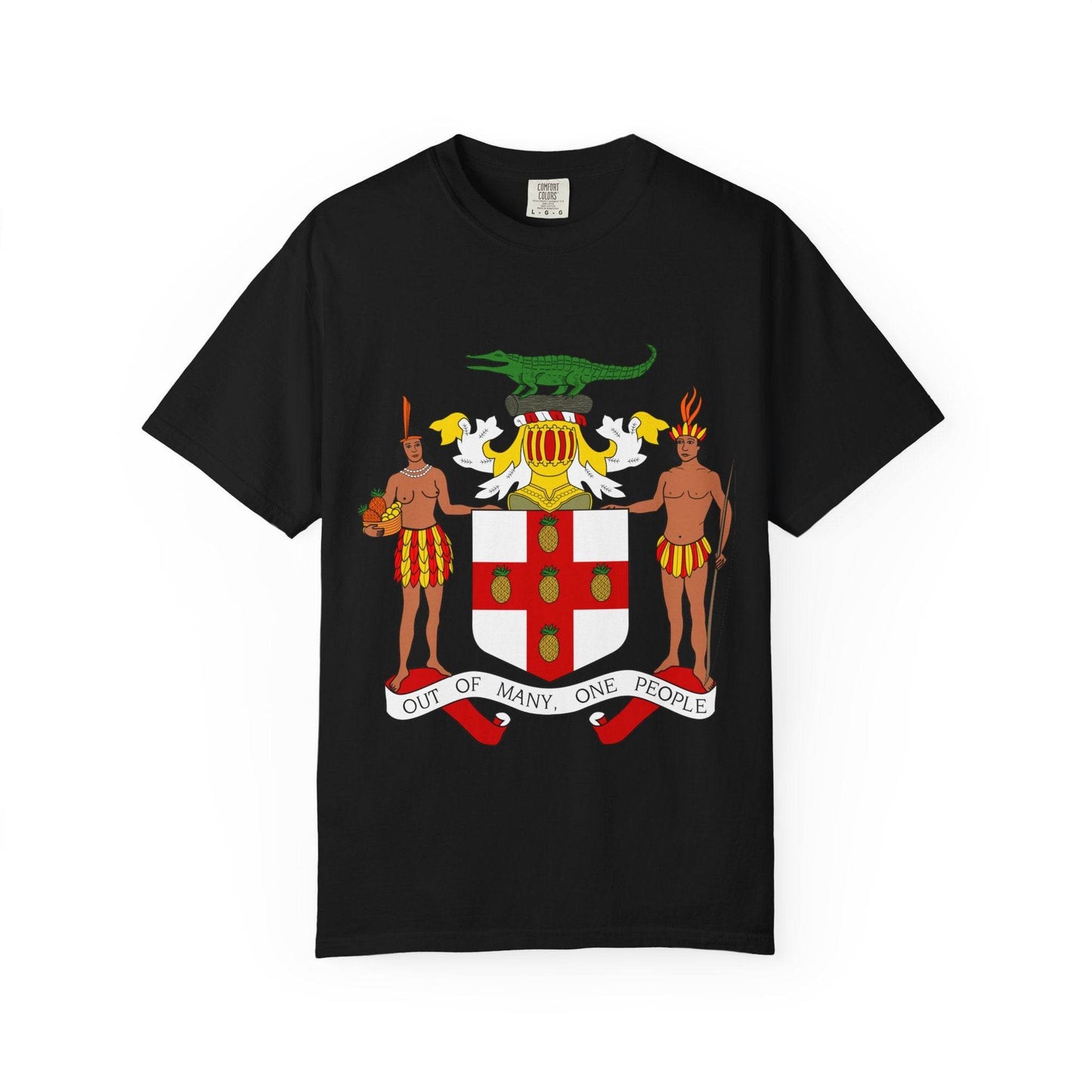 Jamaican Coat of Arms T-shirt - IntuitiveEncBoutique