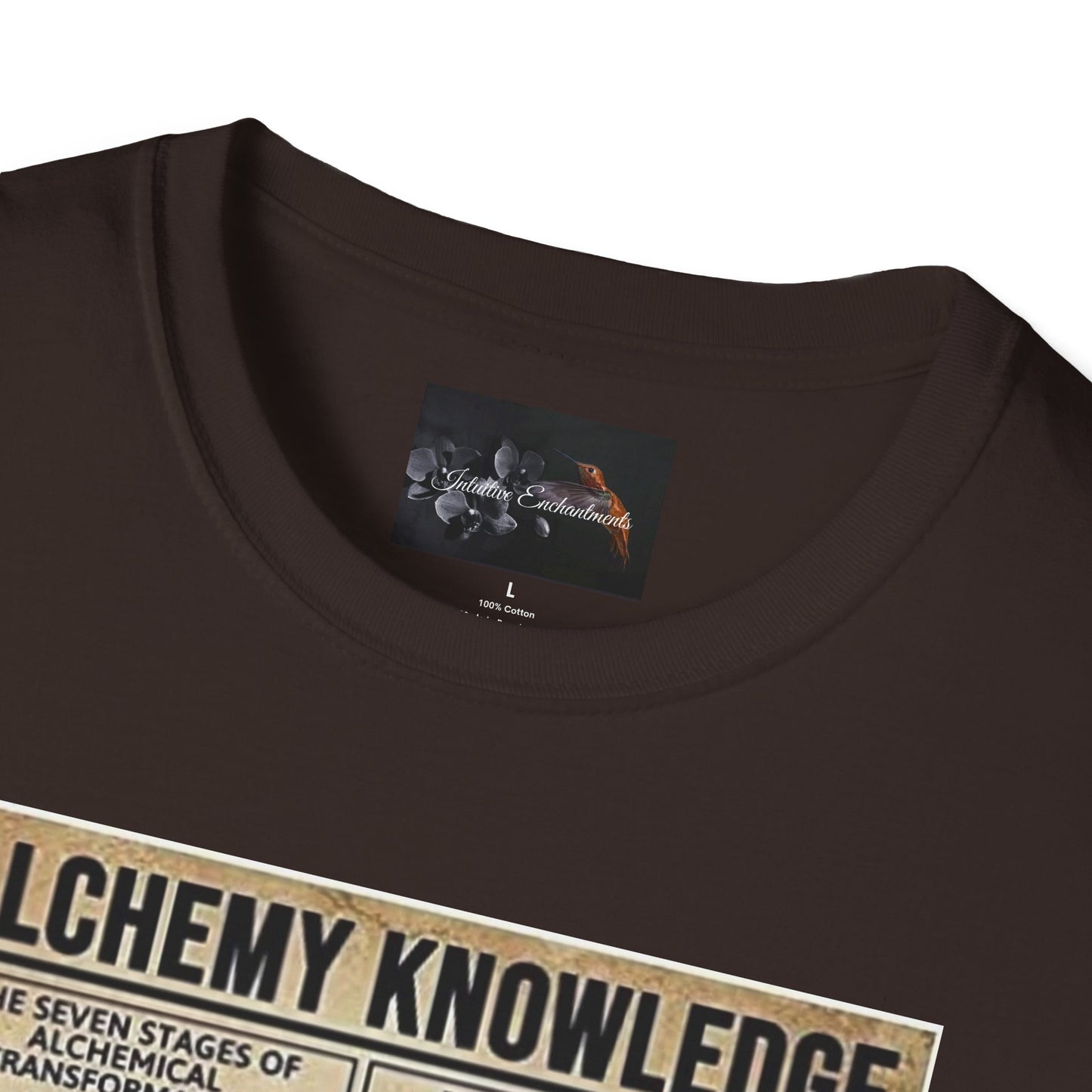 Alchemy Knowledge Unisex T-Shirt, Vintage-style Graphic Tee, Gift for Historians, Science Lovers, Unique Learning Shirt, Educational Apparel