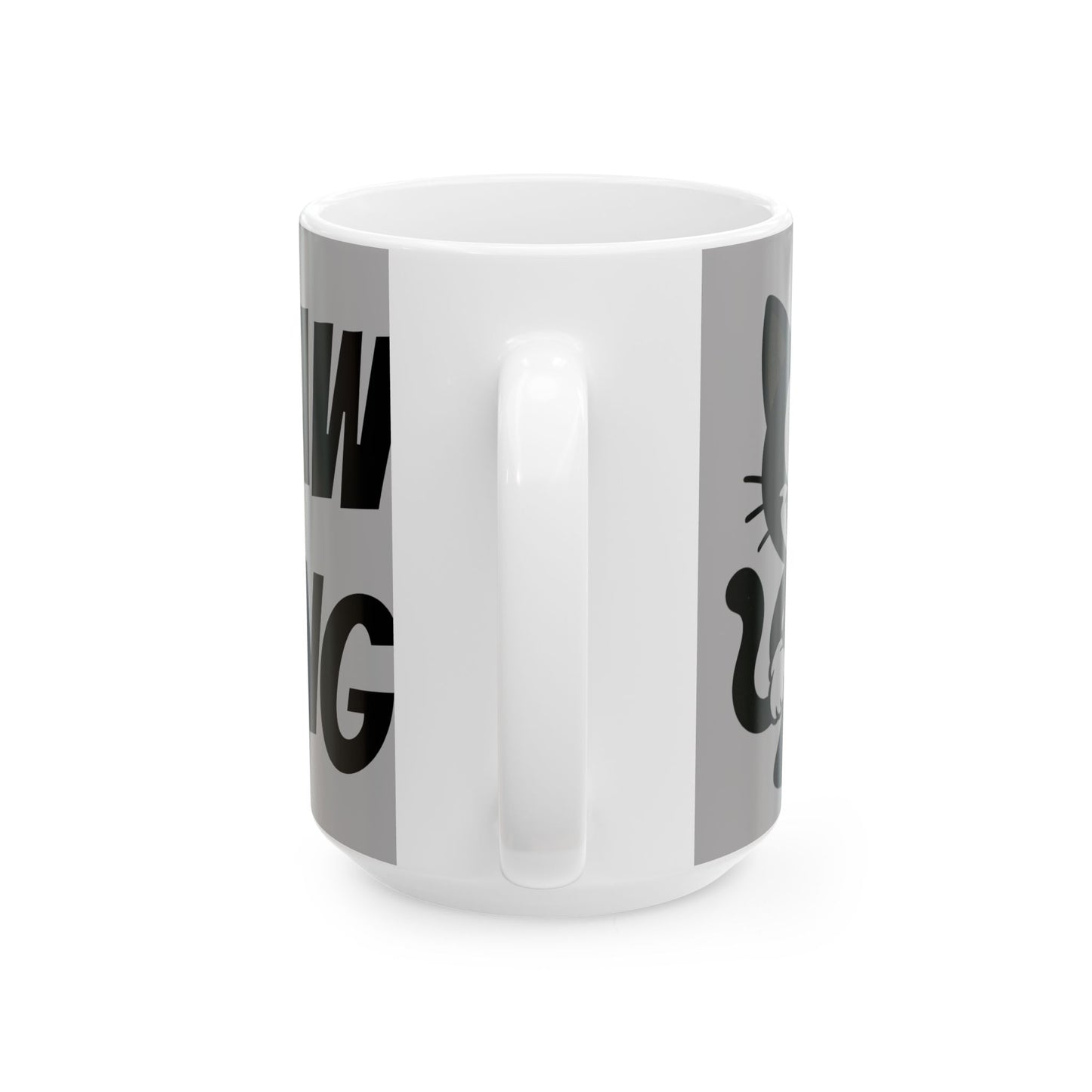 Funny Ceramic Mug - "You Saw Nothing" - Perfect for Cat Lovers, Gift for Friends, Coffee Lovers, Humor Mug, Teatime Fun