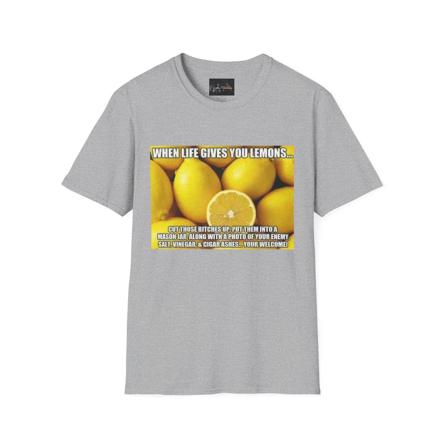 When Life Gives You Lemons T-Shirt, Funny Quote Tee, Gift for Citrus Lovers, Casual Wear, Unisex Humor Shirt, Summer Vibes - IntuitiveEncBoutique