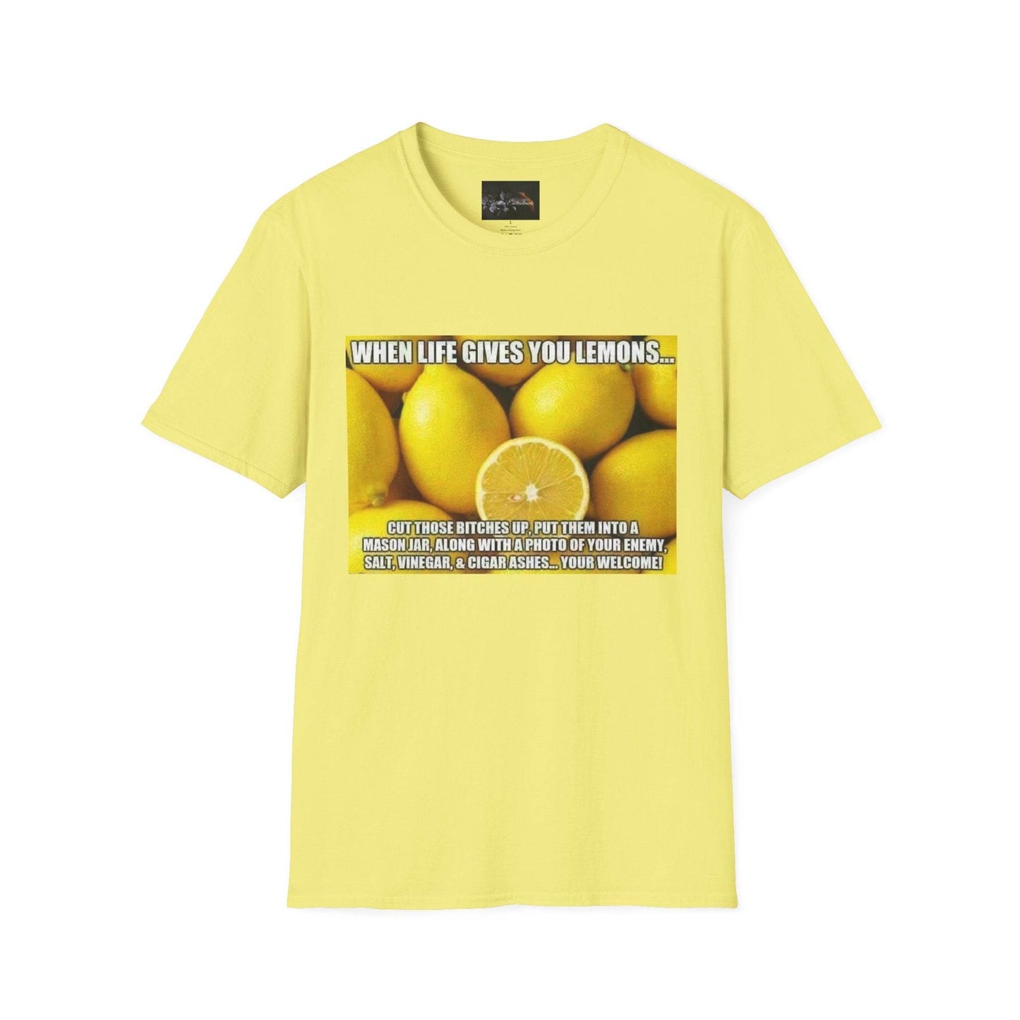 When Life Gives You Lemons T-Shirt, Funny Quote Tee, Gift for Citrus Lovers, Casual Wear, Unisex Humor Shirt, Summer Vibes - IntuitiveEncBoutique