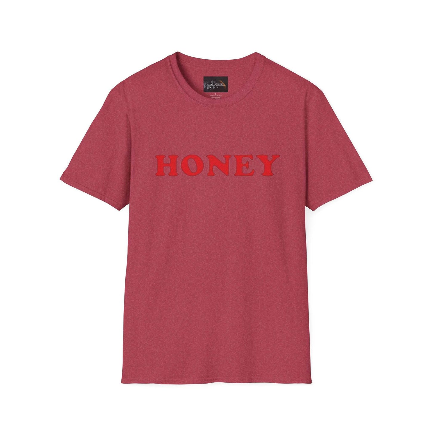 Honey Unisex Softstyle T-Shirt | Cute Gift, Casual Wear, Everyday Comfort, Spring Style, Sweet Gift for Her - IntuitiveEncBoutique