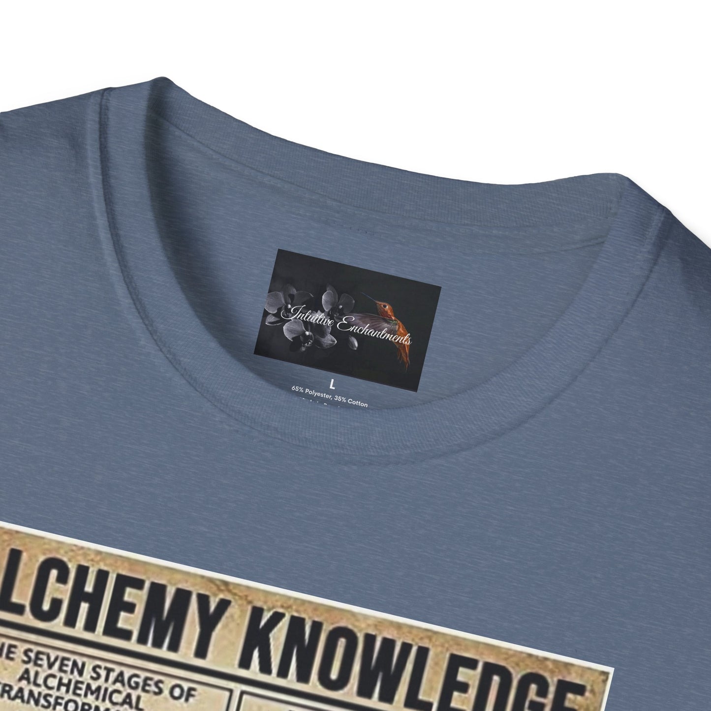 Alchemy Knowledge Unisex T-Shirt, Vintage-style Graphic Tee, Gift for Historians, Science Lovers, Unique Learning Shirt, Educational Apparel