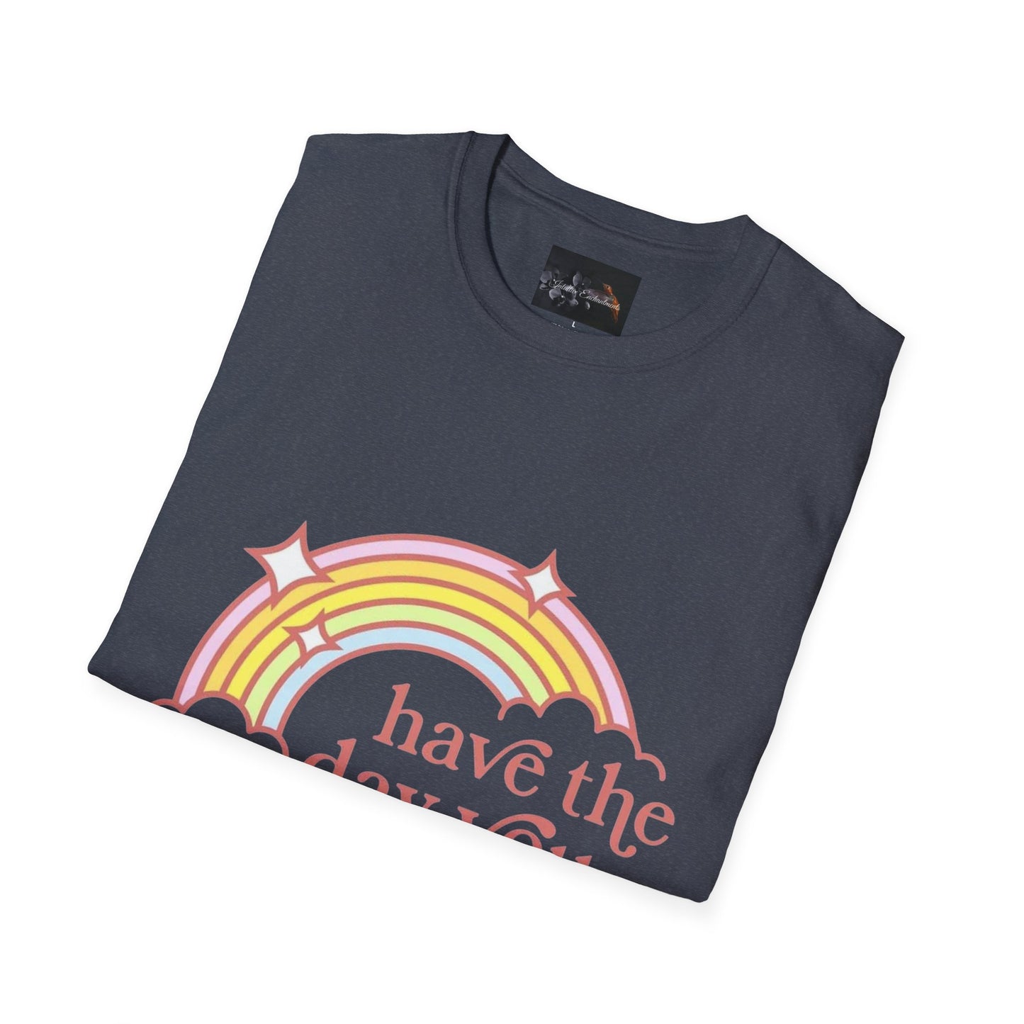 Vote-Inspired Unisex T-Shirt - 'Have the Day You Voted For' - Casual Wear, Election Day, Gift for Activists, Rainbow Design, Feel-Good