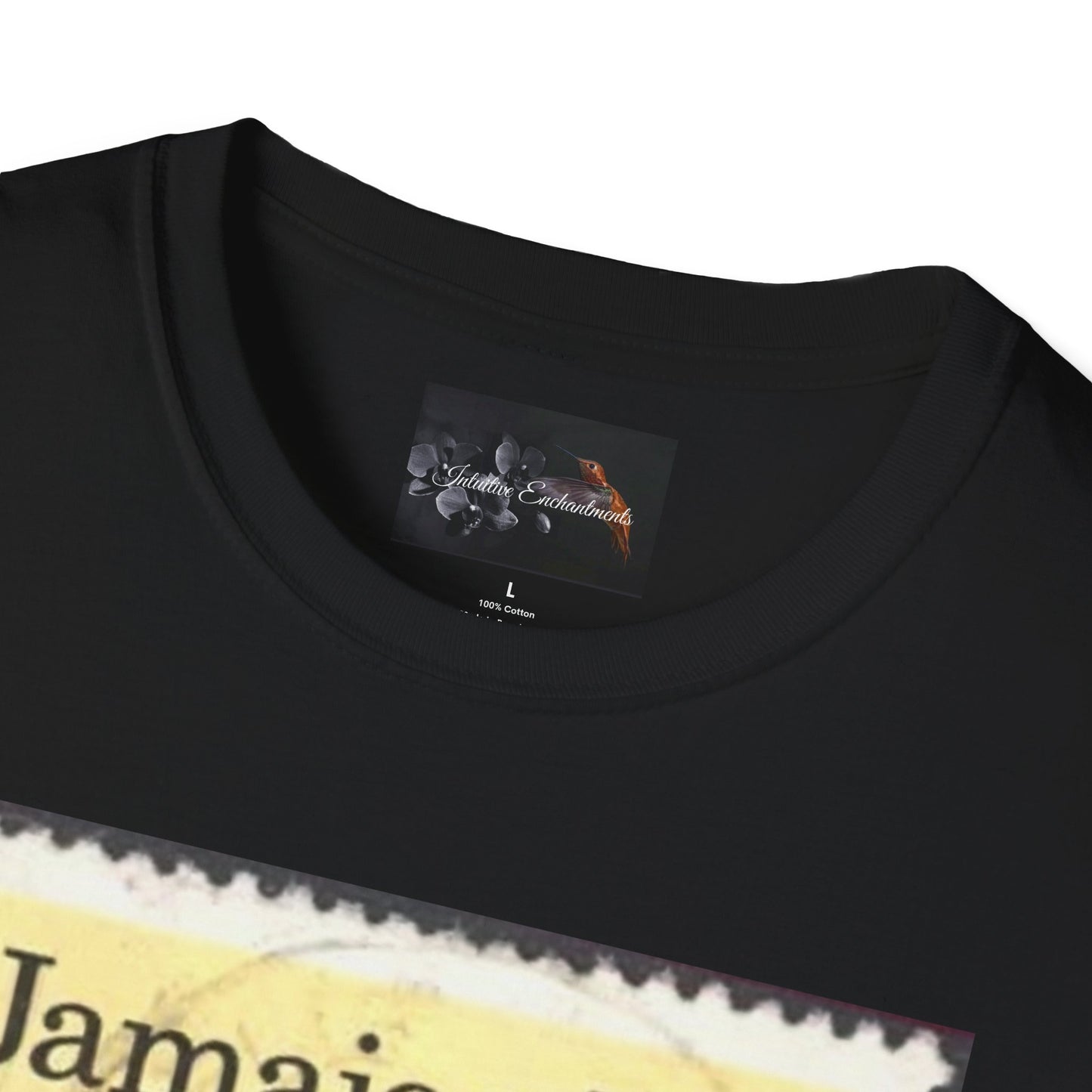 Vintage Jamaica Stamp Tee, Softstyle T-Shirt, Unisex Graphic Tee, Bohemian Style Shirt, Travel Lovers Apparel, Cool Gift Idea