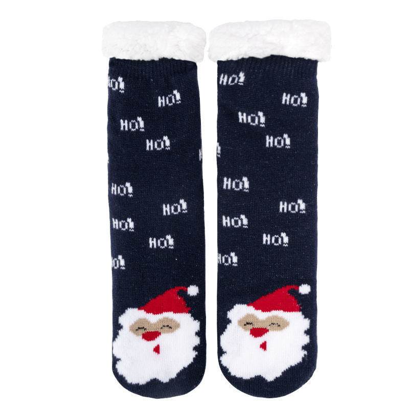 Christmas Floor Socks Indoor Home Sleep Winter Plush Thick Long Socks Women's Postpartum Socks Anti slip - IntuitiveEncBoutique