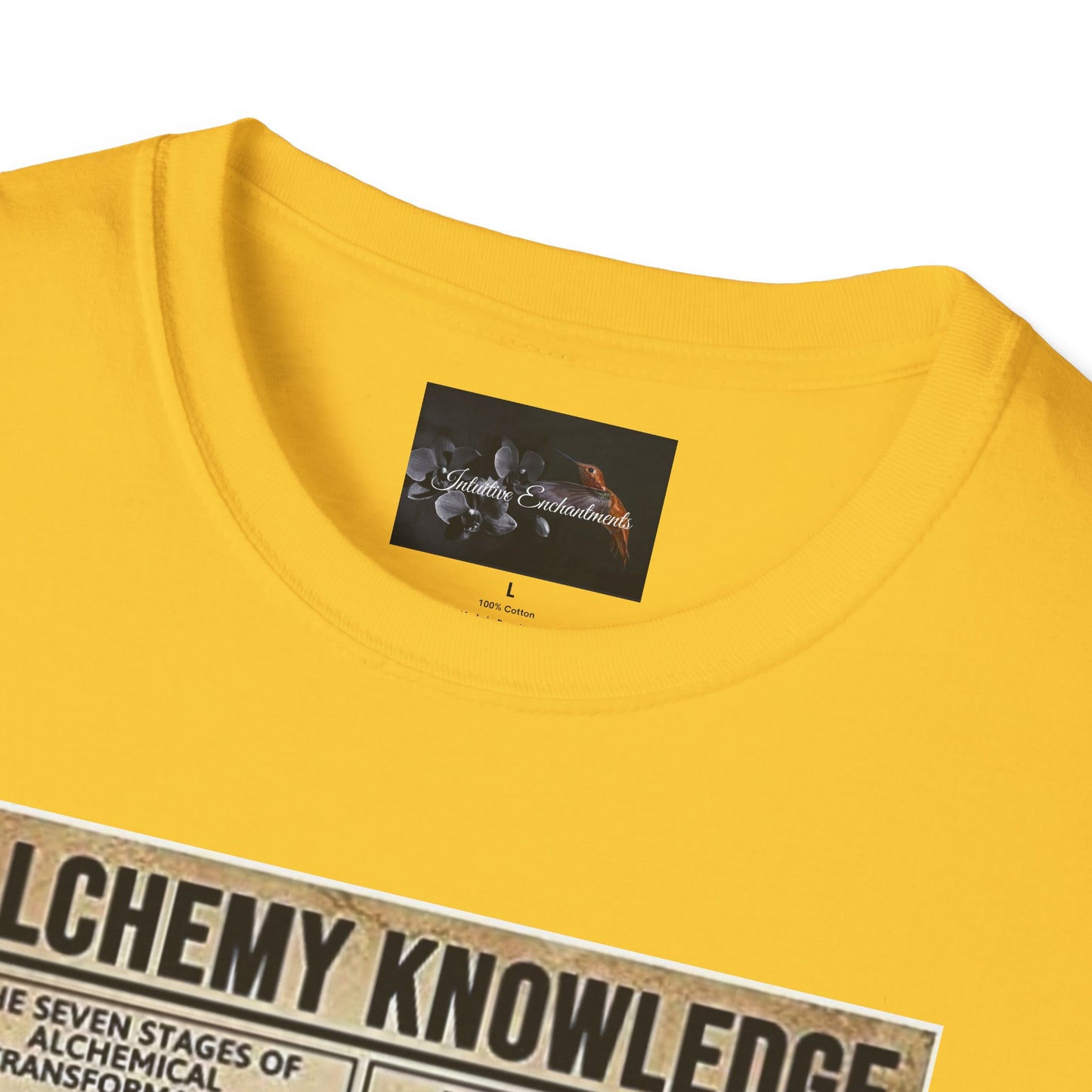 Alchemy Knowledge Unisex T-Shirt, Vintage-style Graphic Tee, Gift for Historians, Science Lovers, Unique Learning Shirt, Educational Apparel