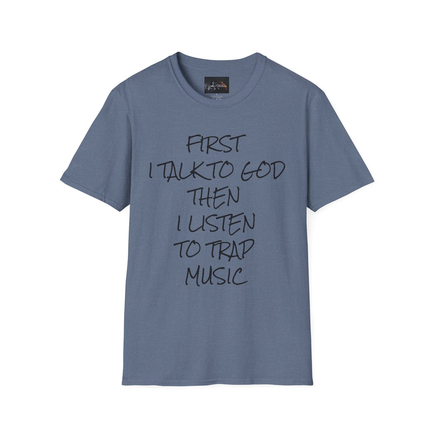 Trap Music & Faith TShirt, Cool Casual Wear, Unique Gift for Music Lovers, Spirituality Apparel, Graphic Tee for Celebrations