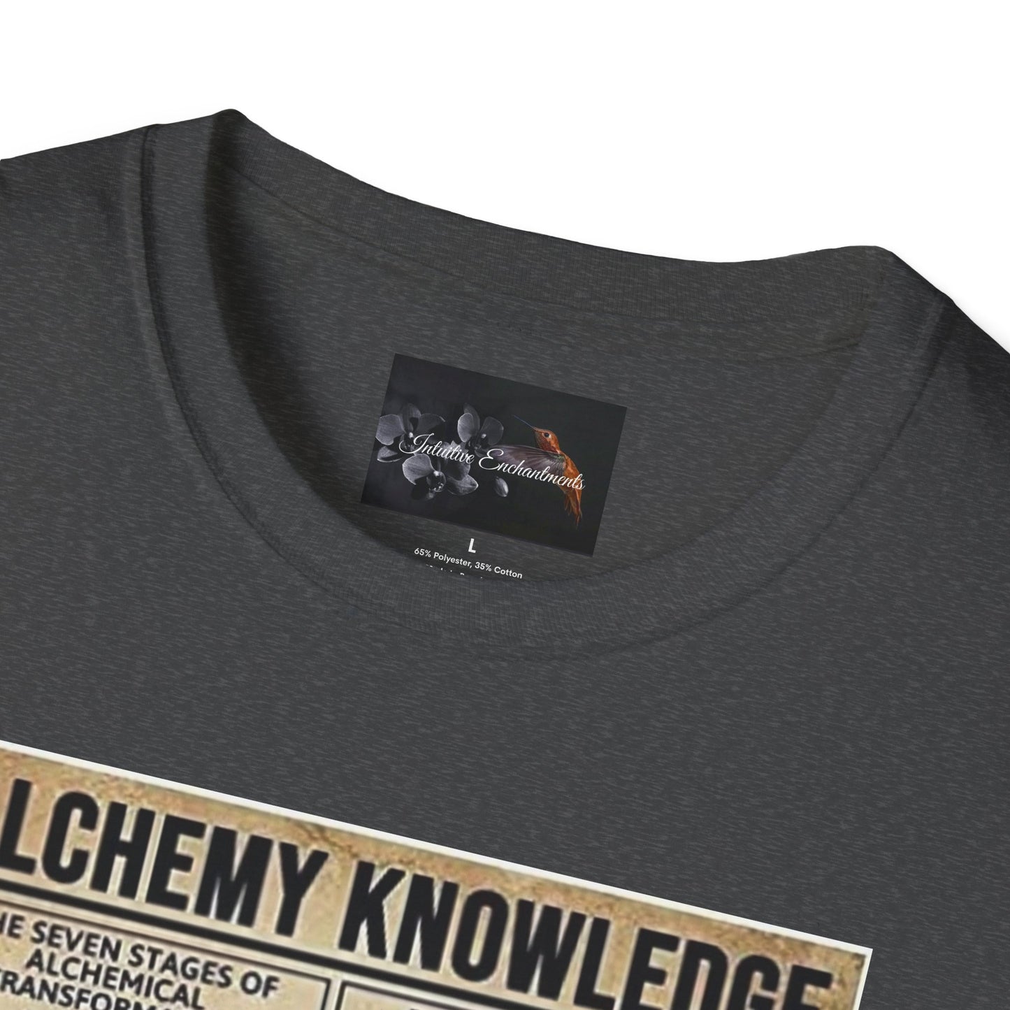 Alchemy Knowledge Unisex T-Shirt, Vintage-style Graphic Tee, Gift for Historians, Science Lovers, Unique Learning Shirt, Educational Apparel