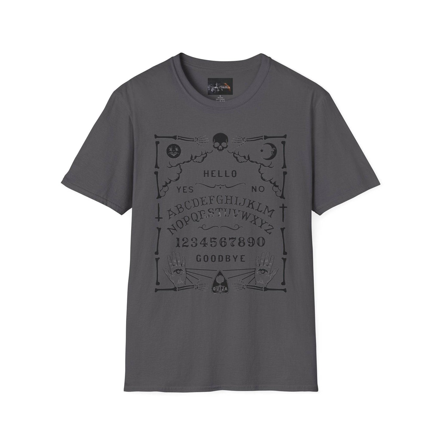 Mystical Ouija Board Unisex T-Shirt - Perfect for Halloween, Gift, Casual Wear, Spirituality, Ghost Lovers - IntuitiveEncBoutique