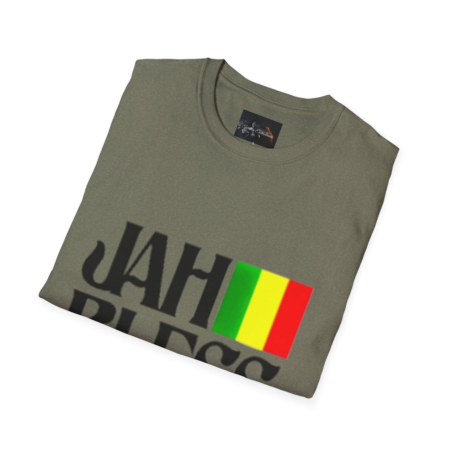 Rasta Vibes Unisex T-Shirt, Jah Bless Graphic Tee, Lion of Judah Shirt, Reggae Style Apparel, Festival Wear, Gift for Music Lovers