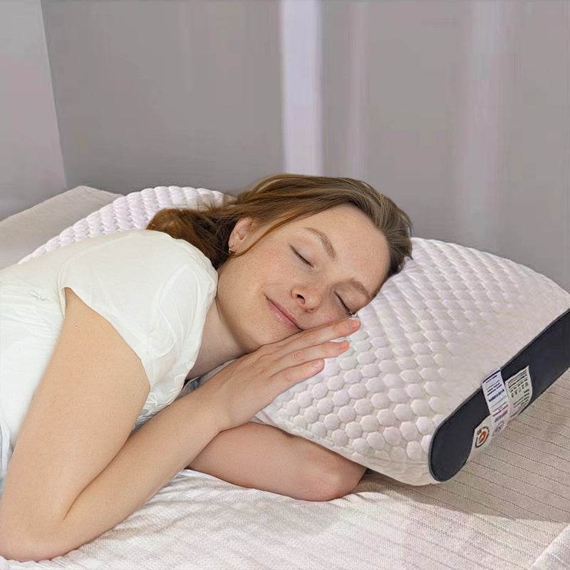 2025 New SPA Sleep Pillow: Sleep aid, neck support, orthopedic, soybean fiber massage, for home - IntuitiveEncBoutique