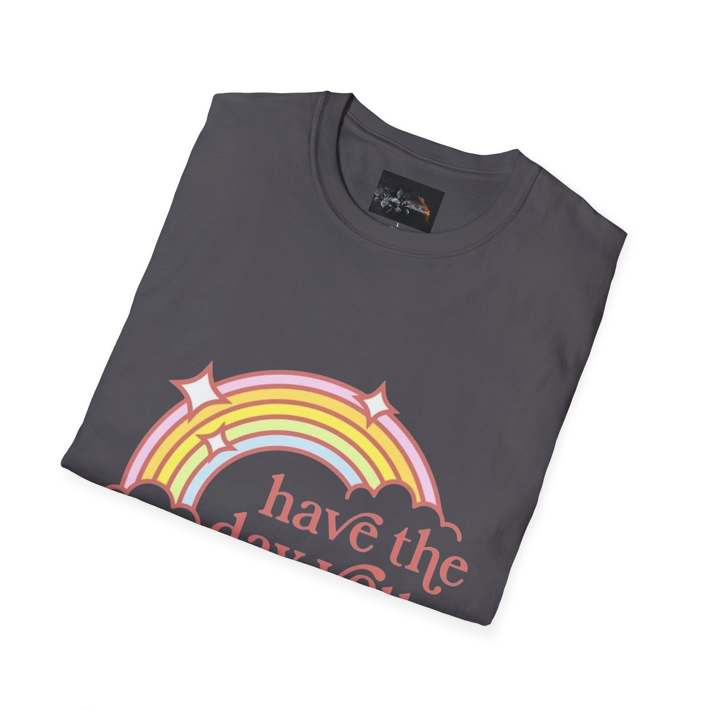 Vote-Inspired Unisex T-Shirt - 'Have the Day You Voted For' - Casual Wear, Election Day, Gift for Activists, Rainbow Design, Feel-Good