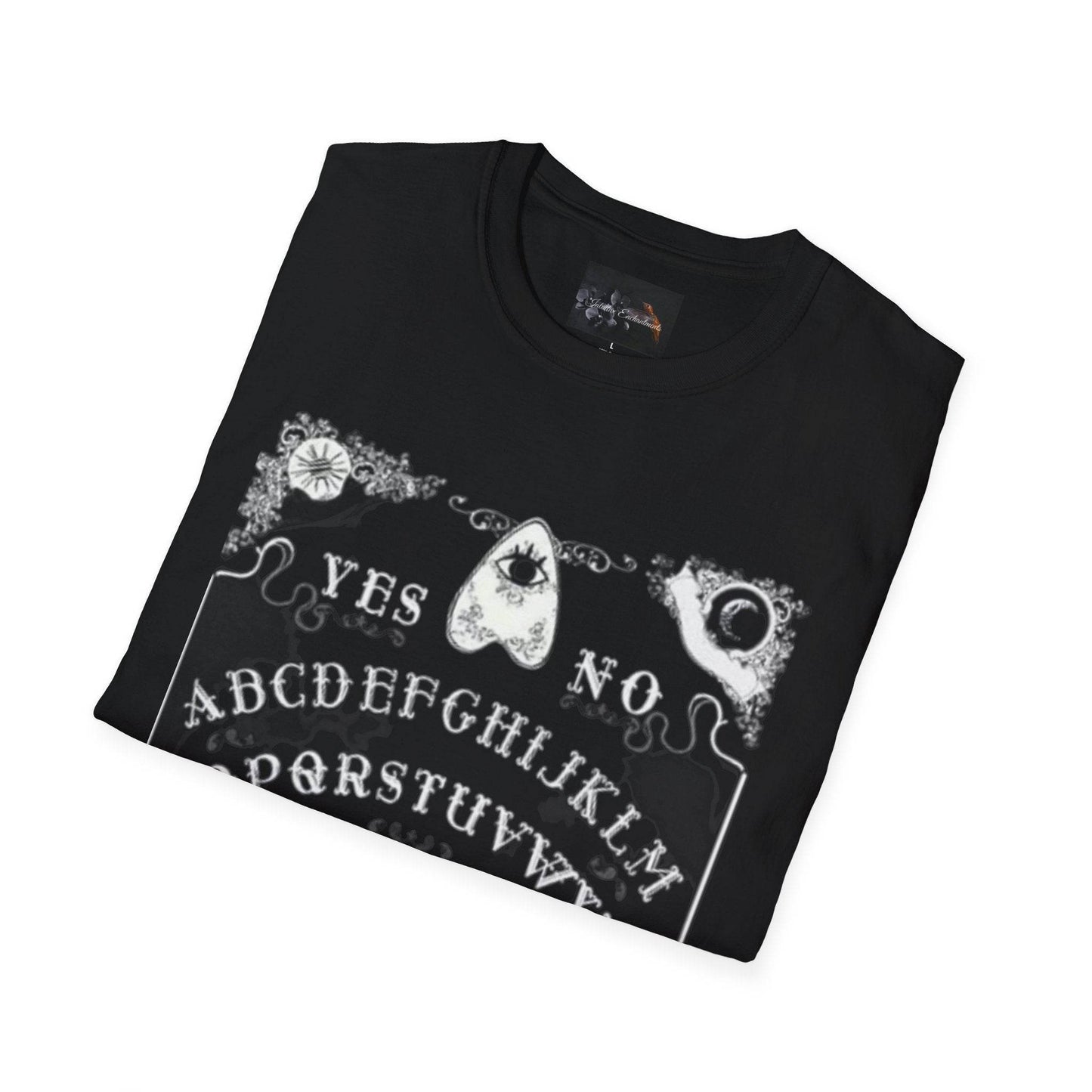Mystical Ouija Board Unisex T-Shirt - Perfect for Halloween, Gift, Casual Wear, Spirituality, Ghost Lovers - IntuitiveEncBoutique