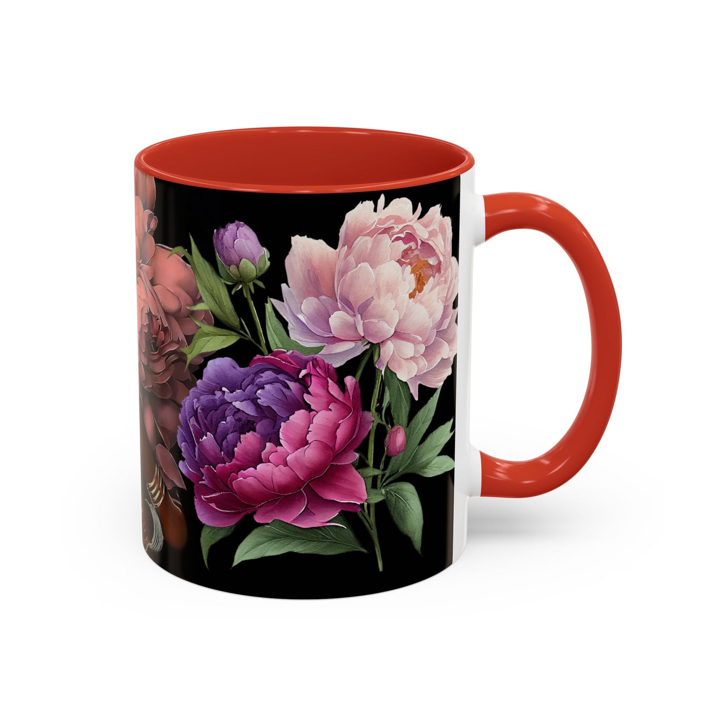 Floral Embrace Coffee Mug, Elegant Gift for Her, Unique Home Decor, Artistic Drinkware, Perfect for Birthdays, Mother's Day, Anniversaries
