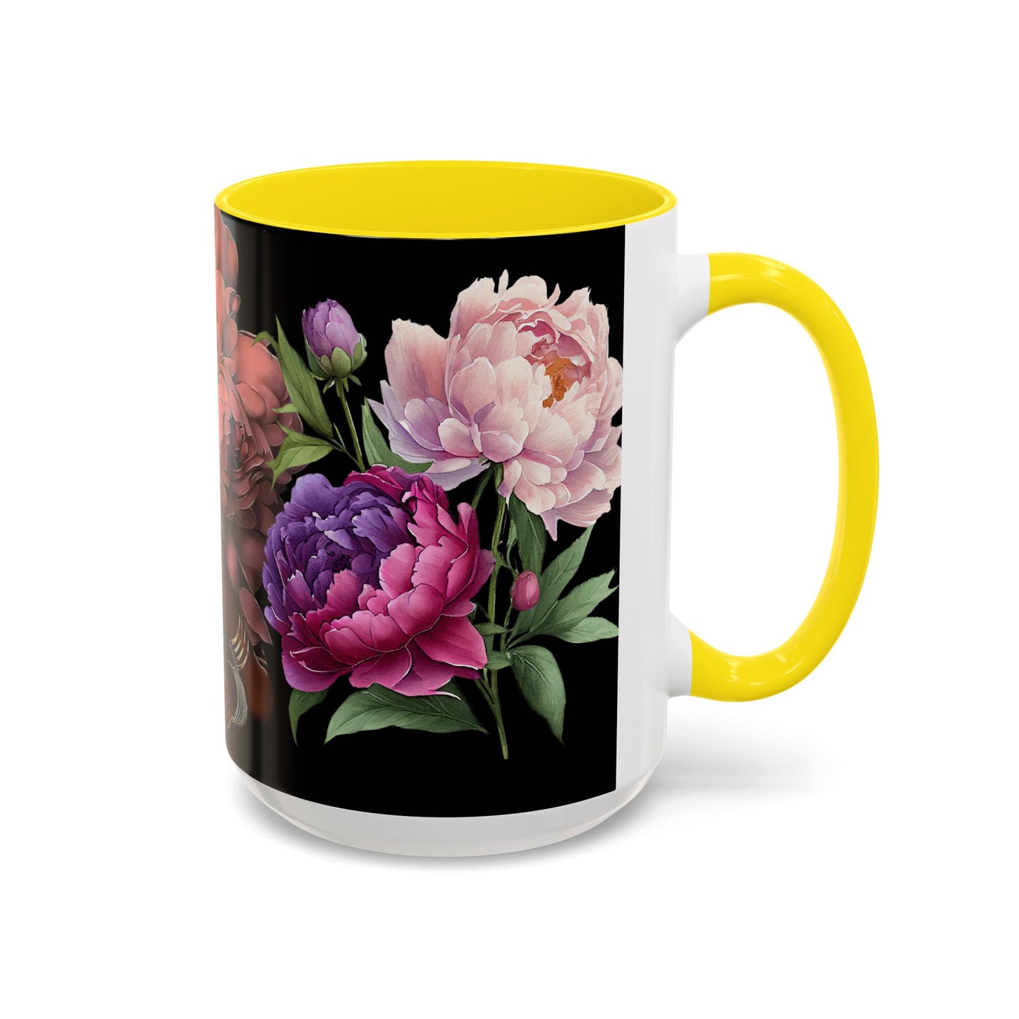 Floral Embrace Coffee Mug, Elegant Gift for Her, Unique Home Decor, Artistic Drinkware, Perfect for Birthdays, Mother's Day, Anniversaries