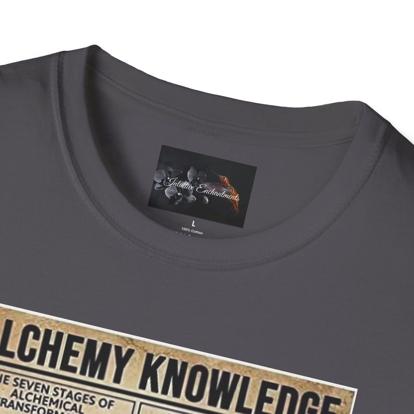 Alchemy Knowledge Unisex T-Shirt, Vintage-style Graphic Tee, Gift for Historians, Science Lovers, Unique Learning Shirt, Educational Apparel