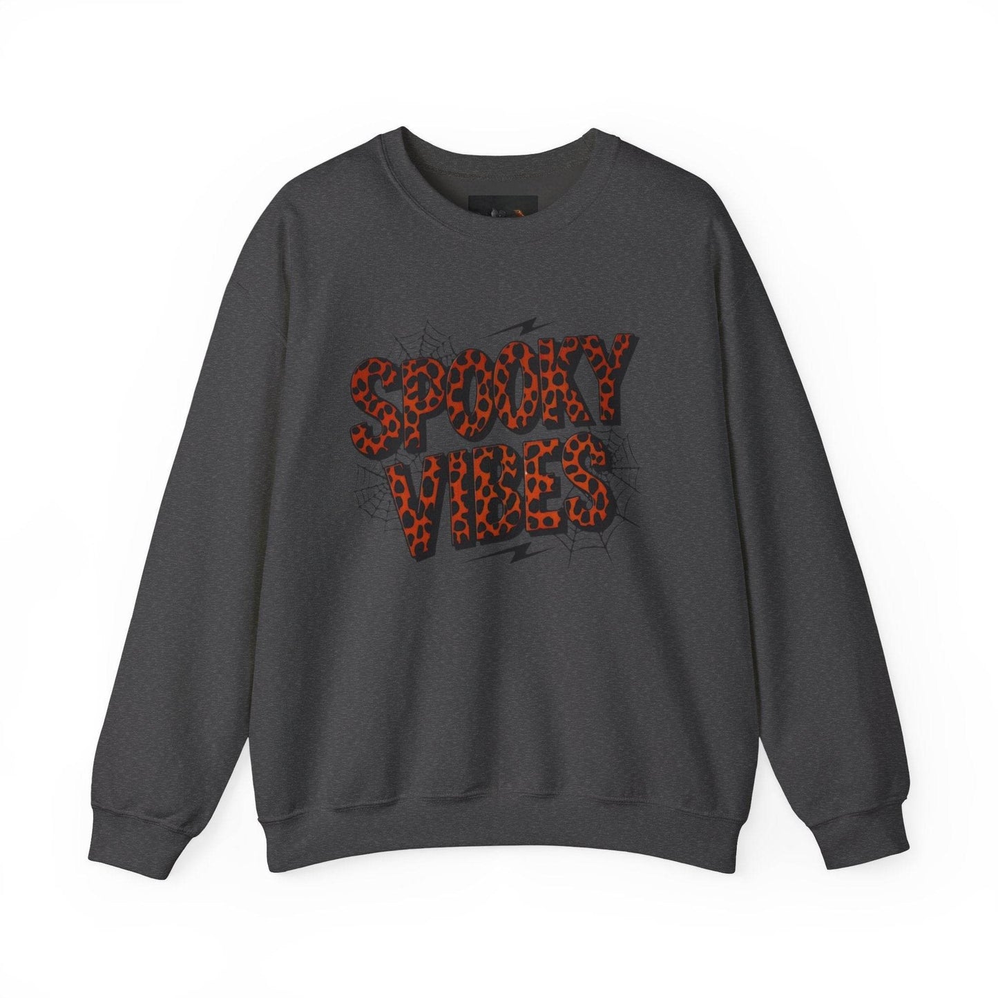 Spooky Vibes Sweatshirt - Halloween Crewneck, Unisex Cozy Jumper, Fall Fashion, Ghosts & Ghouls, Casual Wear, Fun Gift - IntuitiveEncBoutique