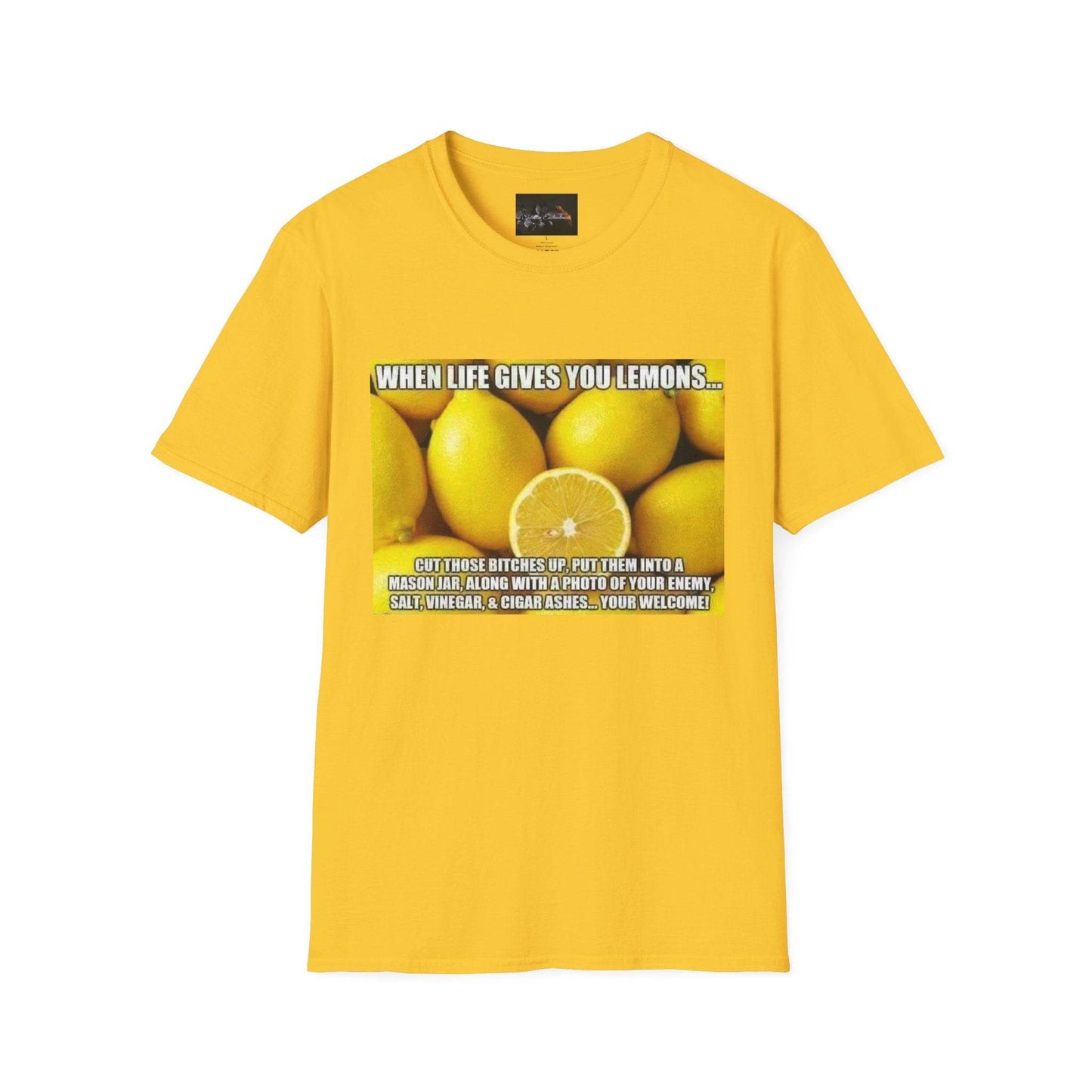 When Life Gives You Lemons T-Shirt, Funny Quote Tee, Gift for Citrus Lovers, Casual Wear, Unisex Humor Shirt, Summer Vibes - IntuitiveEncBoutique