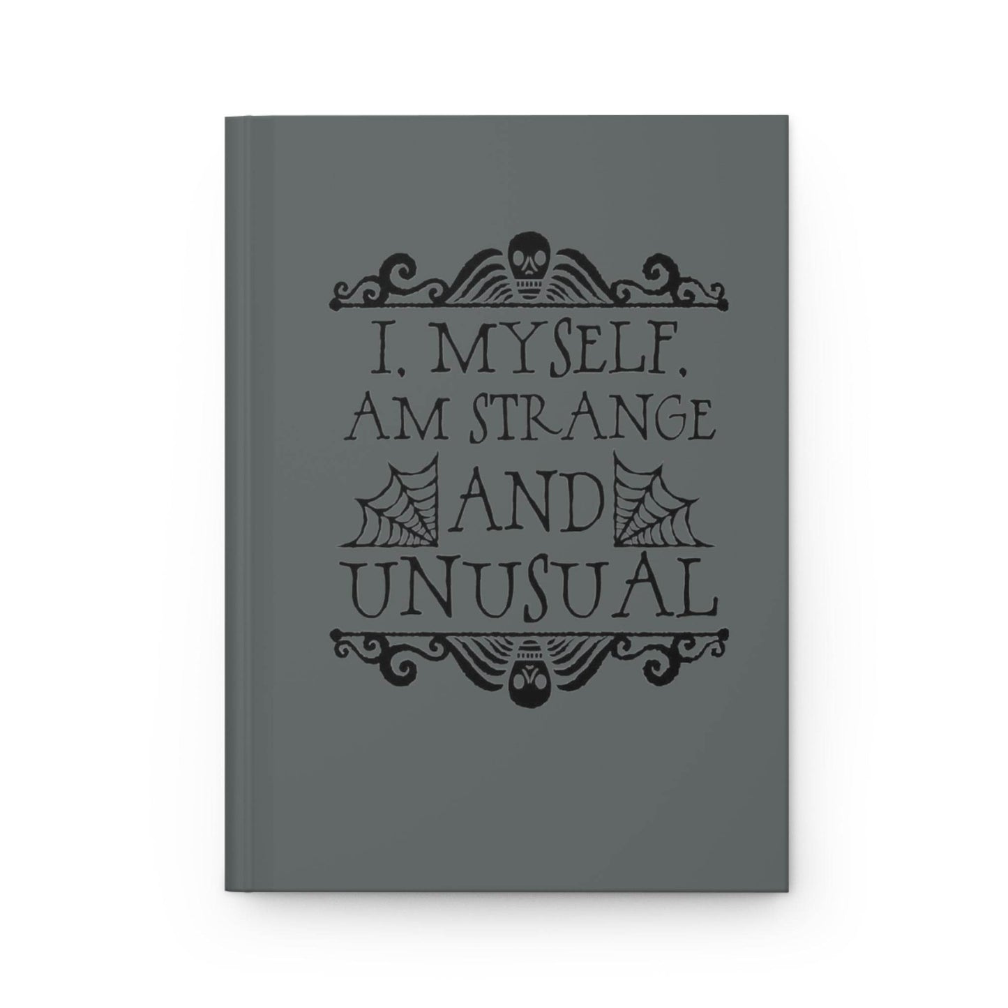 Unique Hardcover Journal for Creatives - Gothic Lifestyle Notebooks, Gifts for Writers, Halloween Journals, Dark Aesthetic Decor - IntuitiveEncBoutique