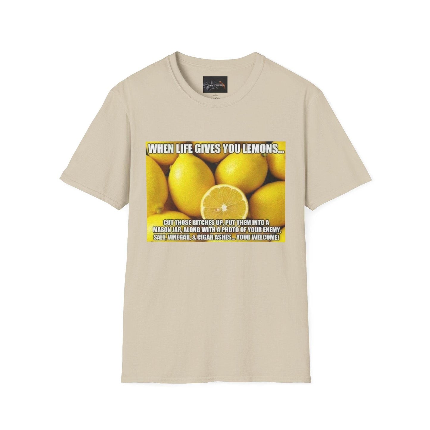 When Life Gives You Lemons T-Shirt, Funny Quote Tee, Gift for Citrus Lovers, Casual Wear, Unisex Humor Shirt, Summer Vibes - IntuitiveEncBoutique