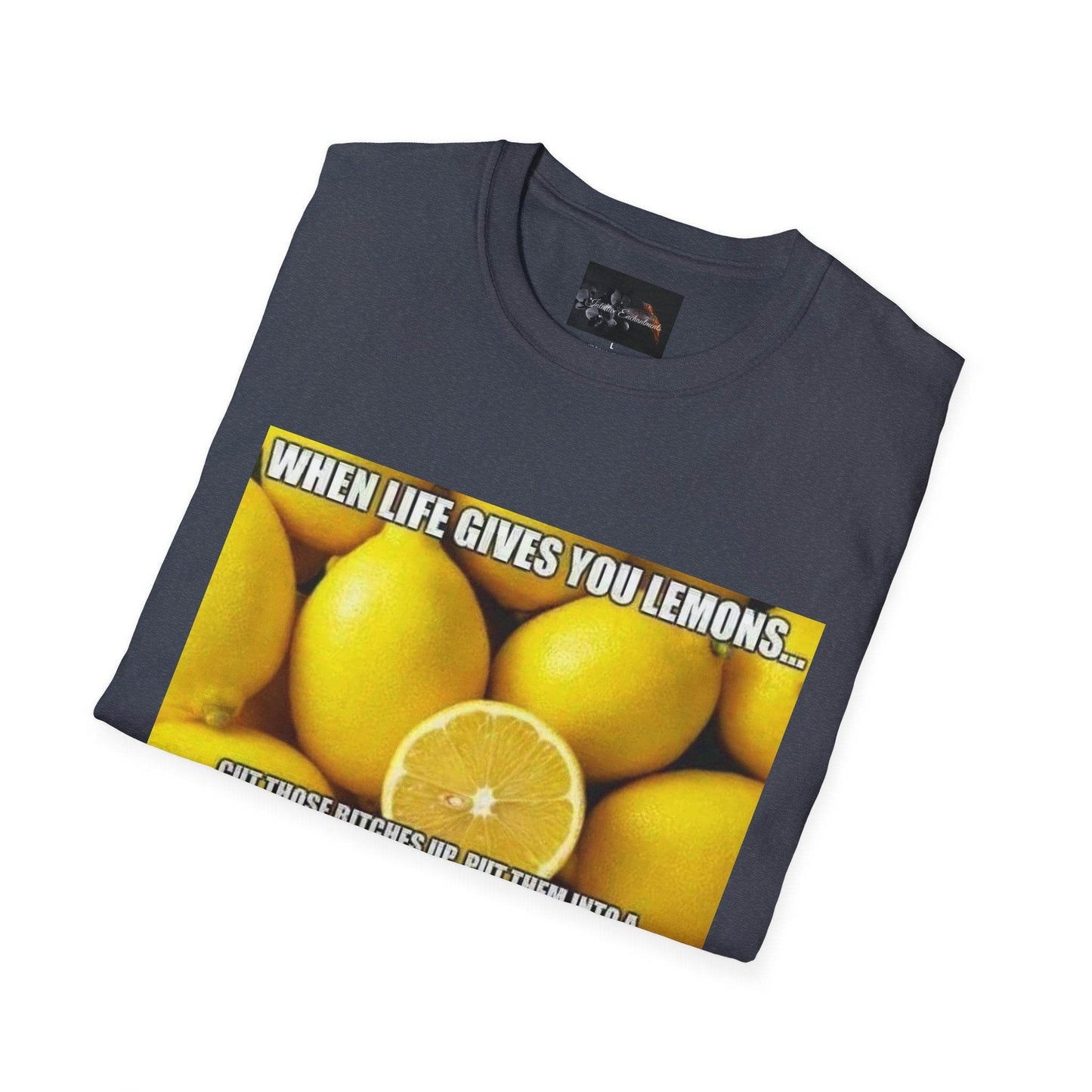 When Life Gives You Lemons T-Shirt, Funny Quote Tee, Gift for Citrus Lovers, Casual Wear, Unisex Humor Shirt, Summer Vibes - IntuitiveEncBoutique